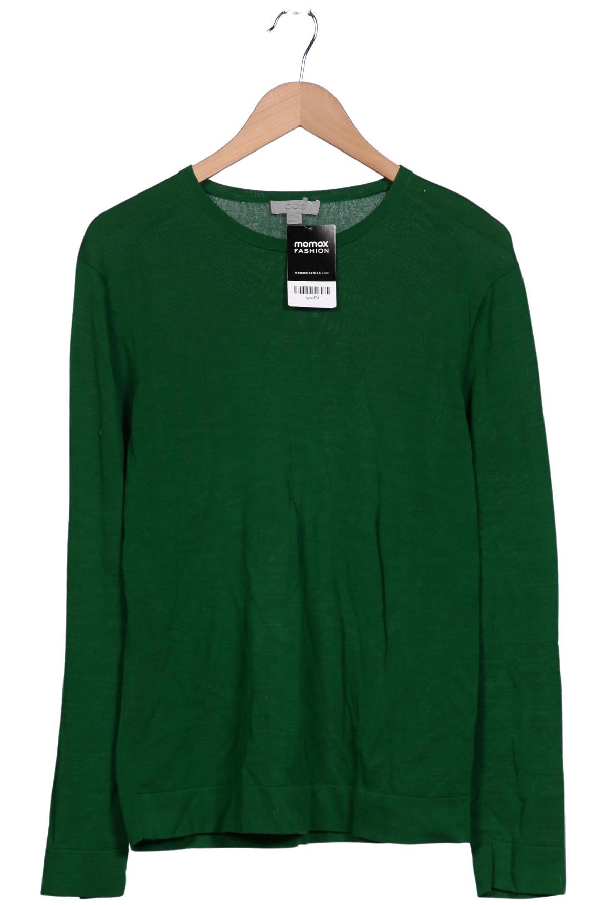 

COS Herren Pullover, grün, Gr. 48