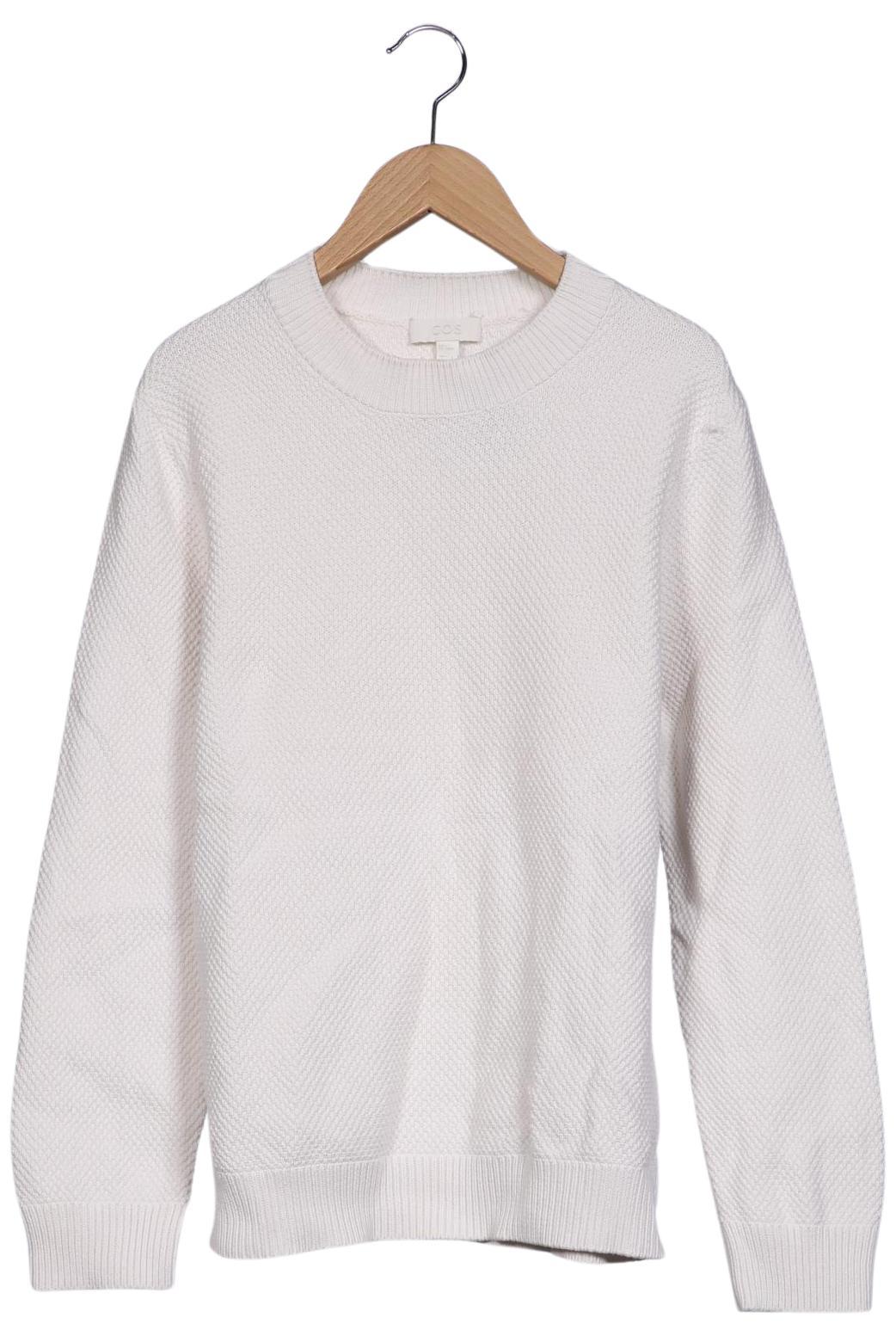 

COS Herren Pullover, cremeweiß, Gr. 46