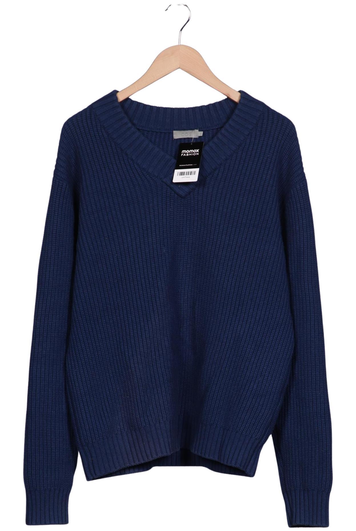 

COS Herren Pullover, marineblau, Gr. 52
