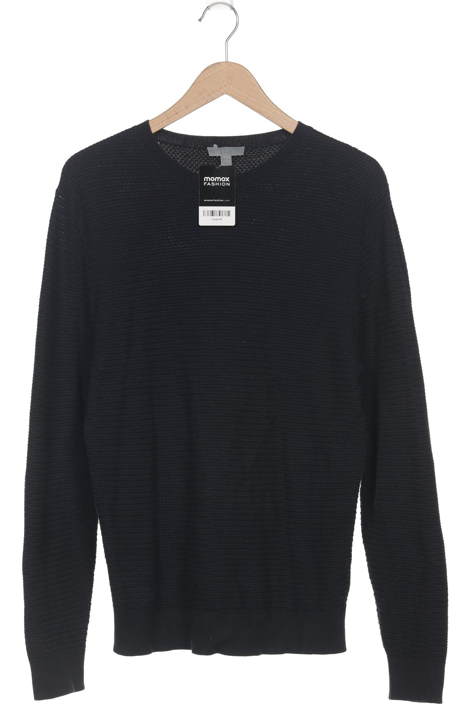 

COS Herren Pullover, marineblau, Gr. 48