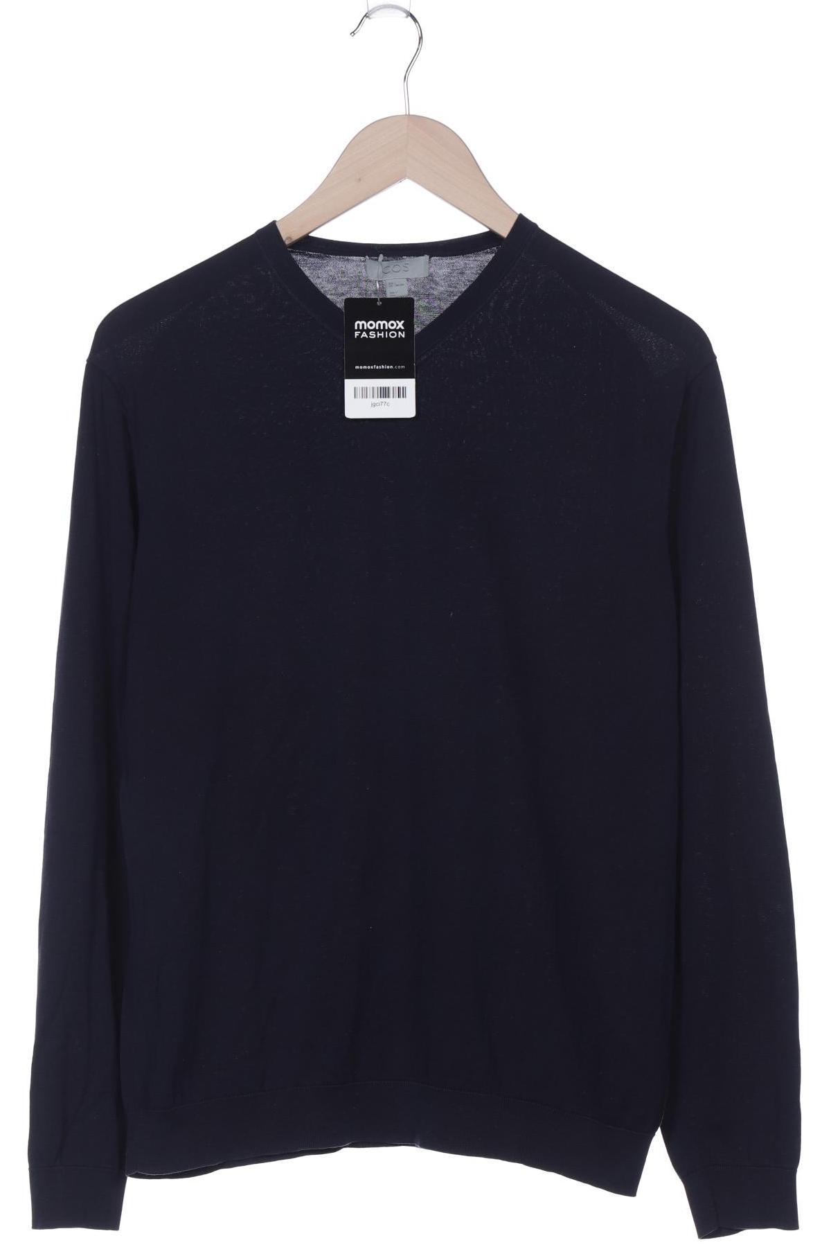 

COS Herren Pullover, marineblau, Gr. 52