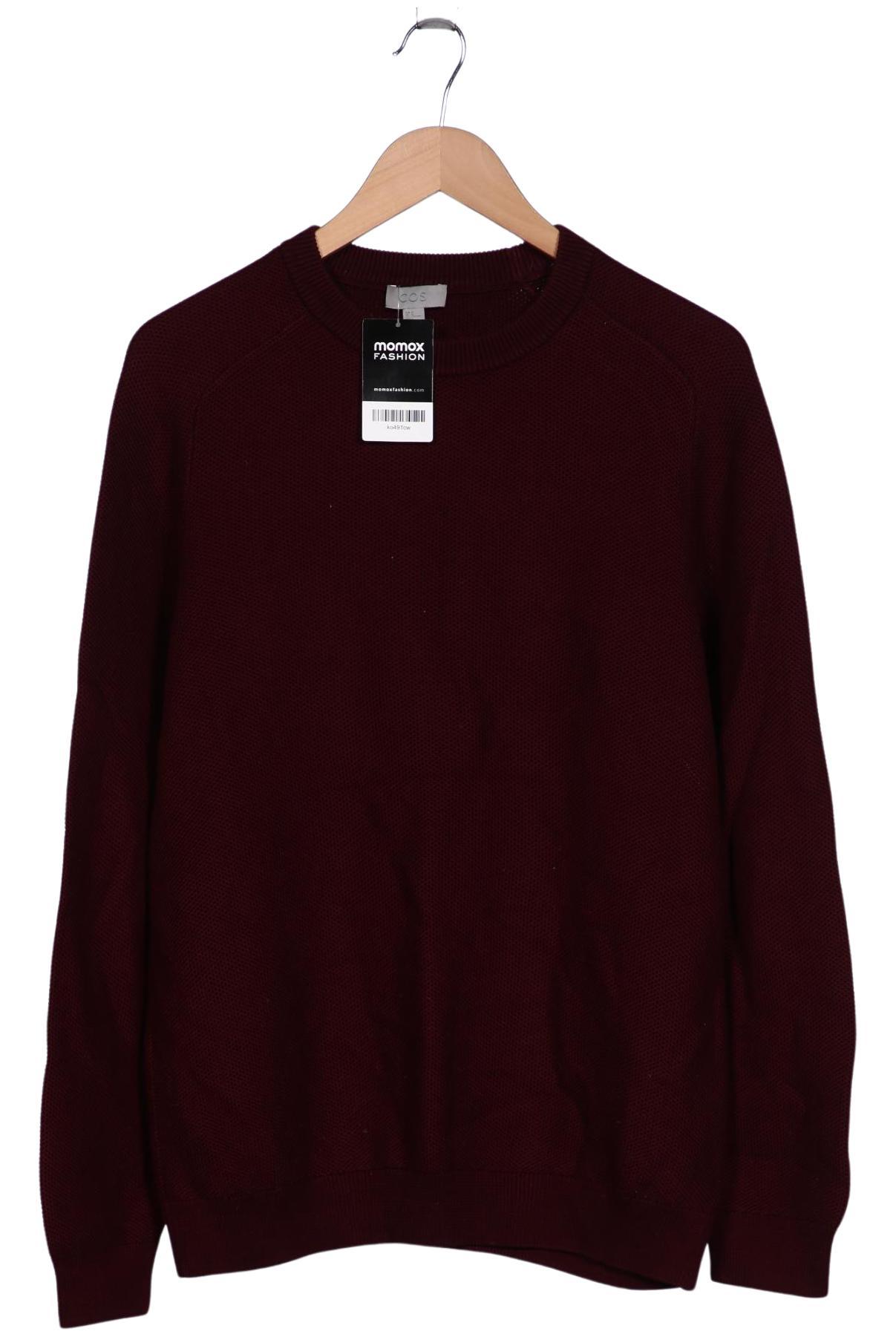 

COS Herren Pullover, bordeaux, Gr. 48