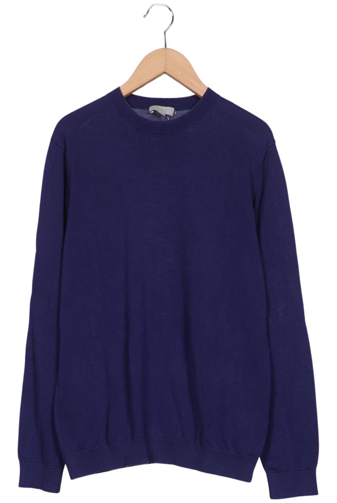 

COS Herren Pullover, marineblau, Gr. 46
