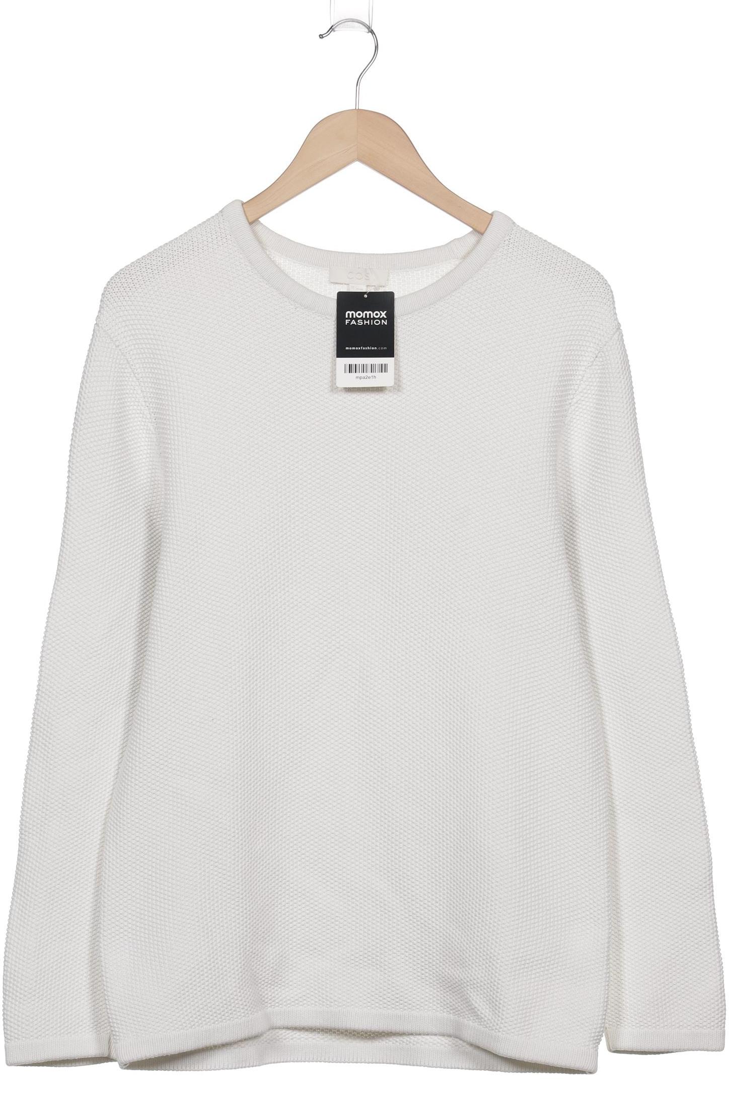 

COS Herren Pullover, weiß, Gr. 52