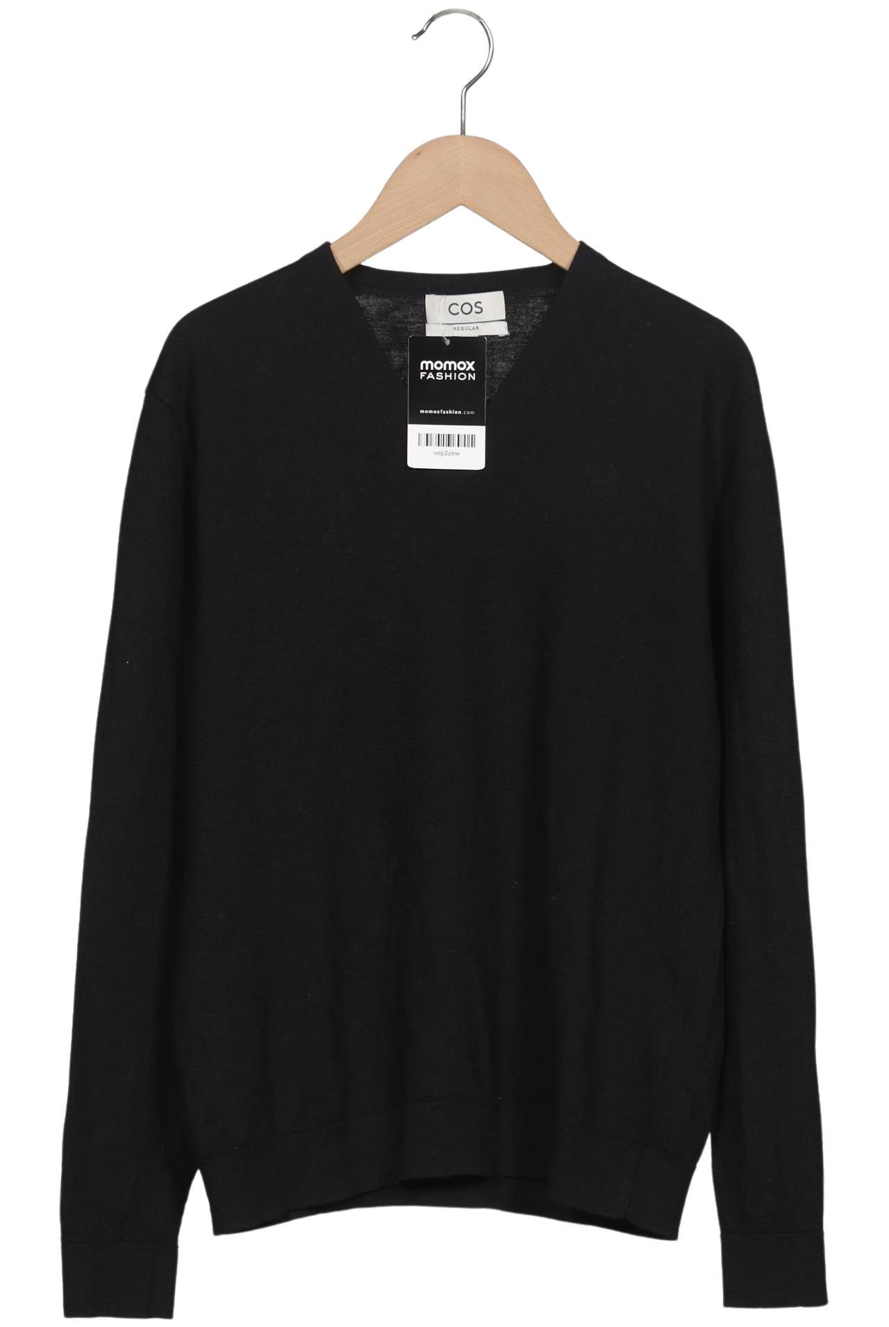 

COS Herren Pullover, schwarz, Gr. 46