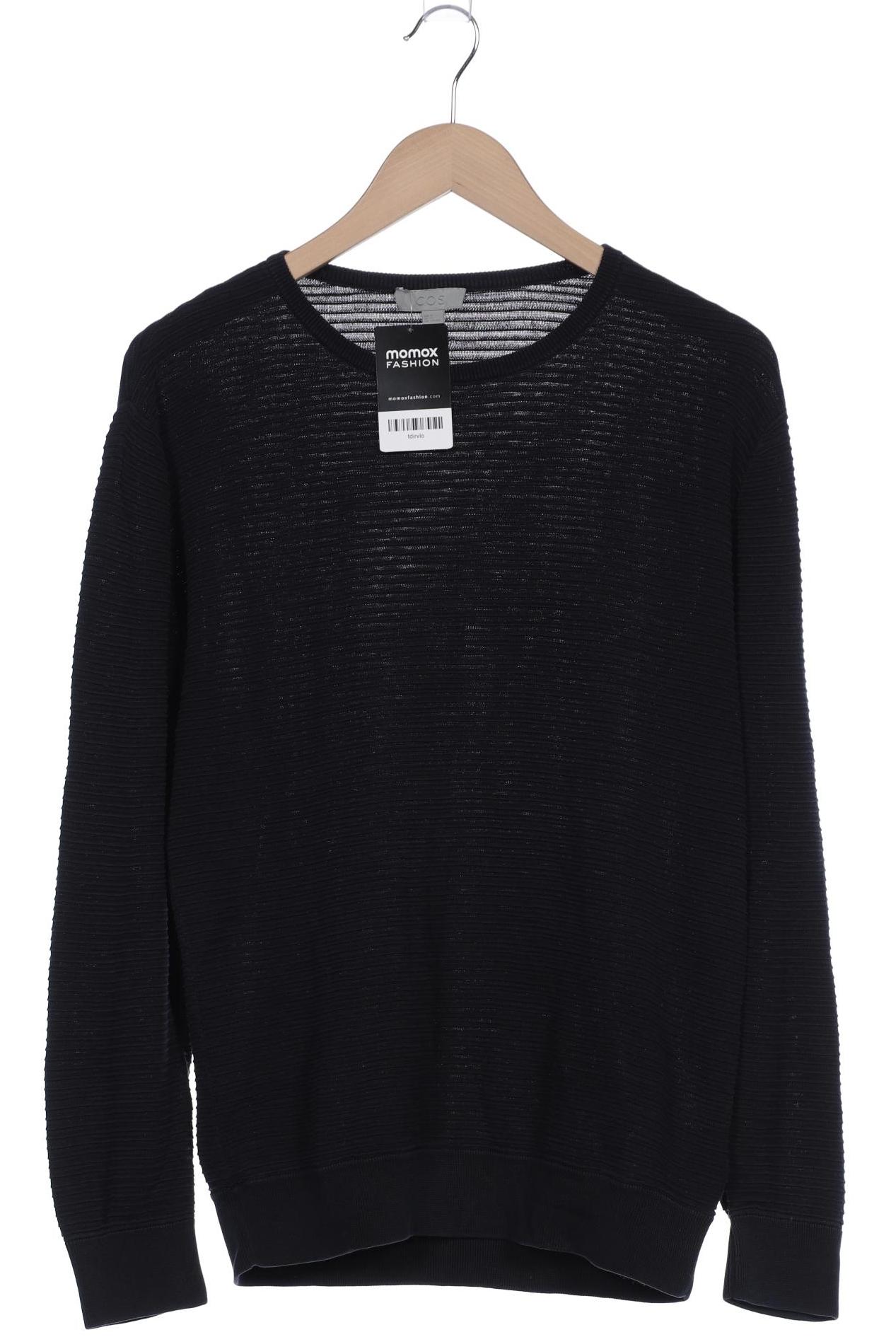 

COS Herren Pullover, marineblau, Gr. 48