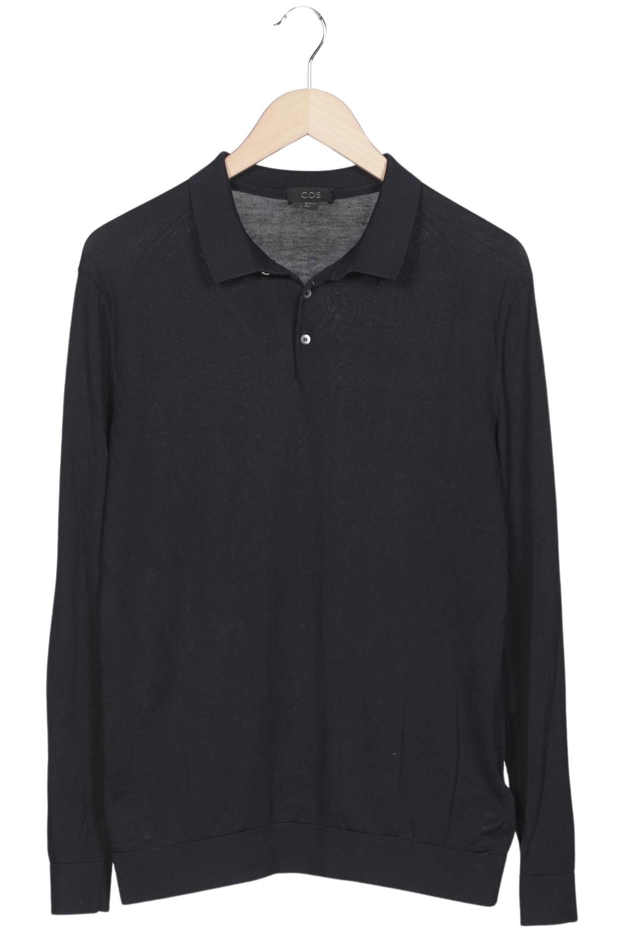 

COS Herren Pullover, marineblau, Gr. 48