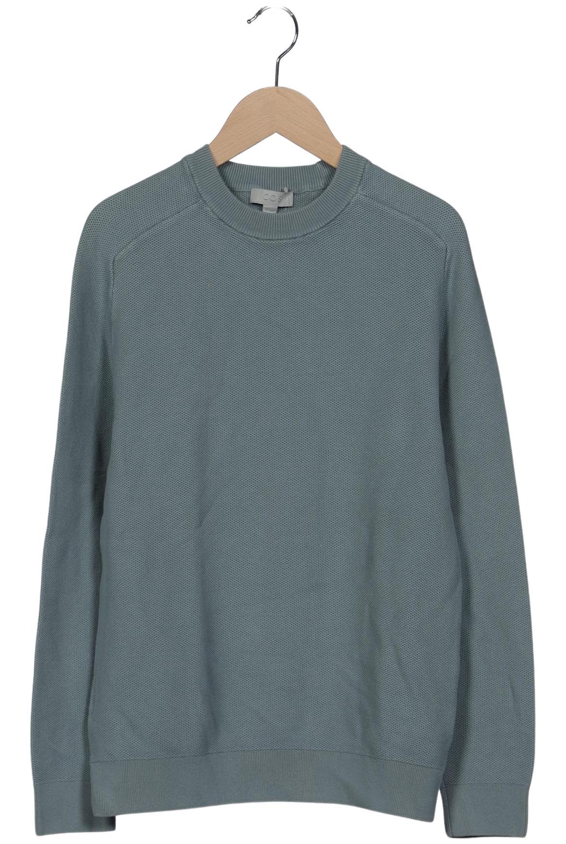 

COS Herren Pullover, türkis, Gr. 46