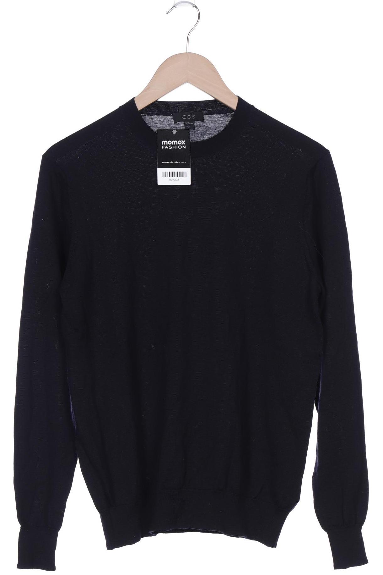 

COS Herren Pullover, marineblau, Gr. 48