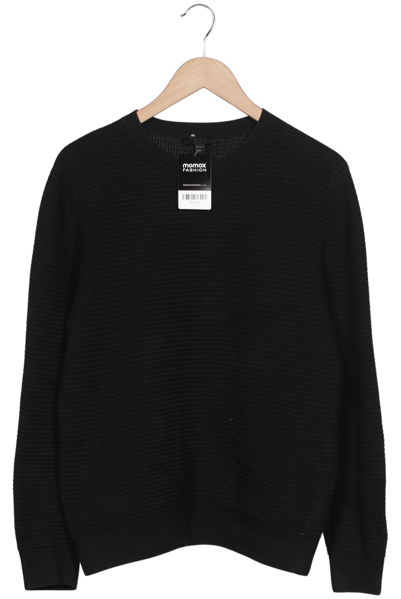 

COS Herren Pullover, schwarz, Gr. 46