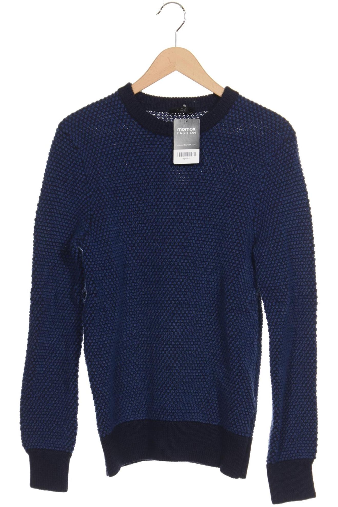 

COS Herren Pullover, marineblau, Gr. 48