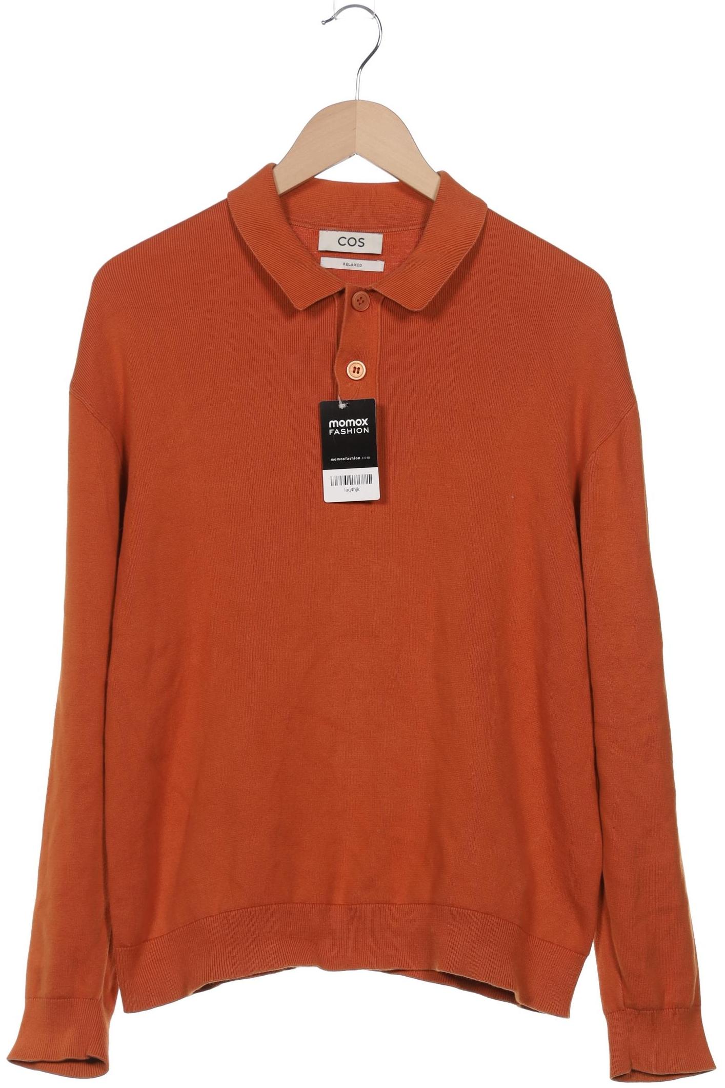 

COS Herren Pullover, orange, Gr. 46