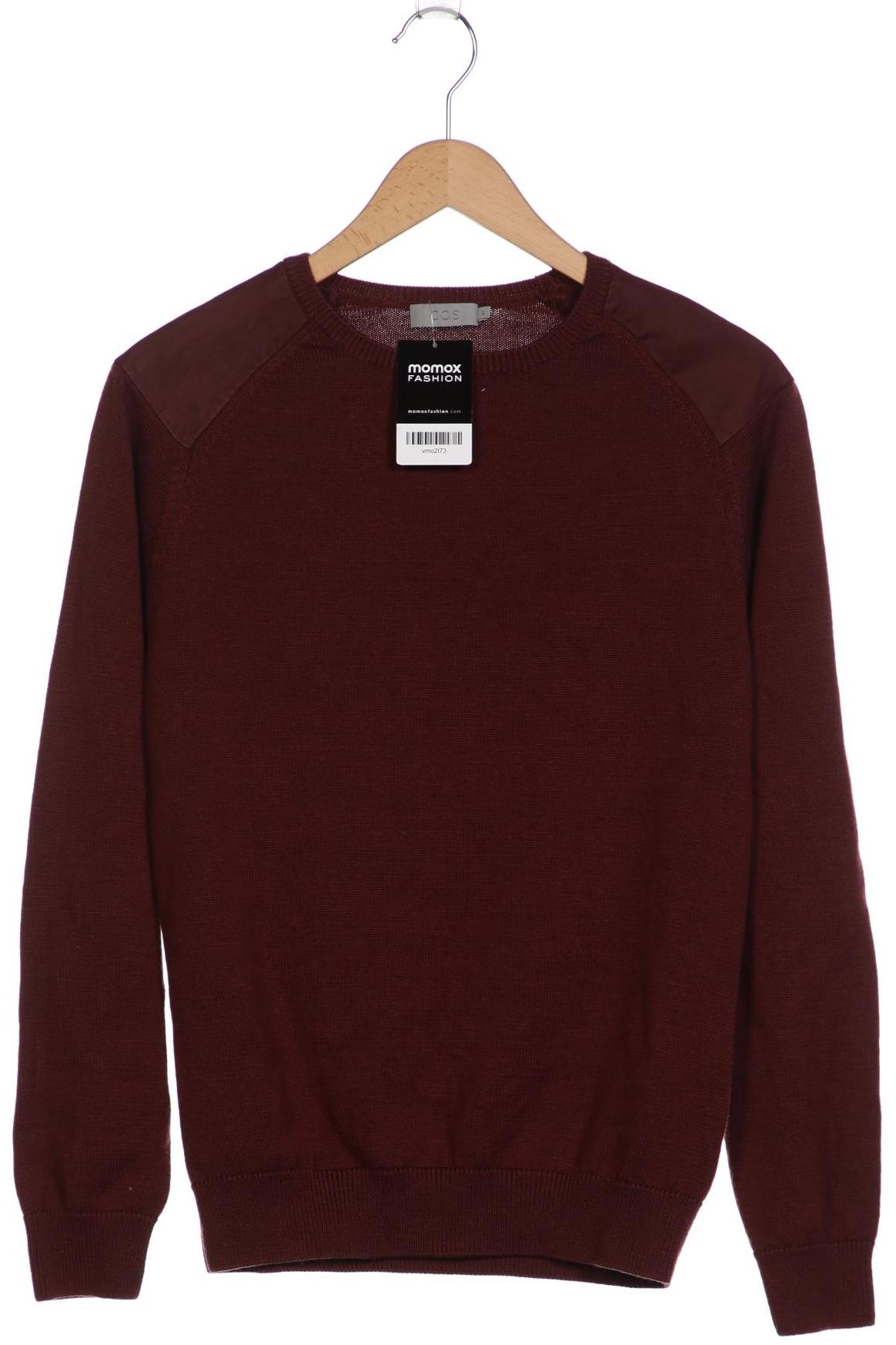 

COS Herren Pullover, bordeaux, Gr. 48