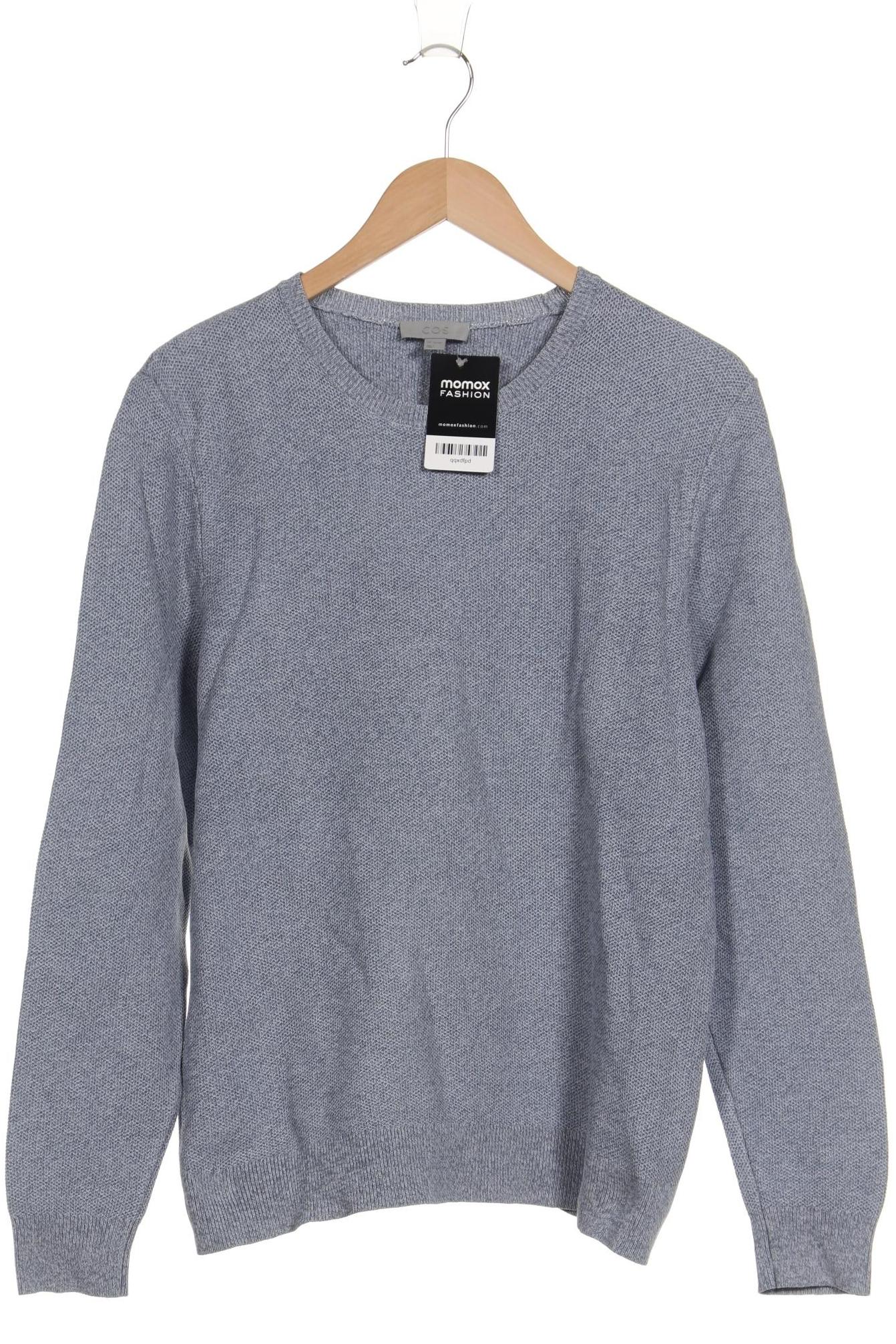 

COS Herren Pullover, blau, Gr. 52