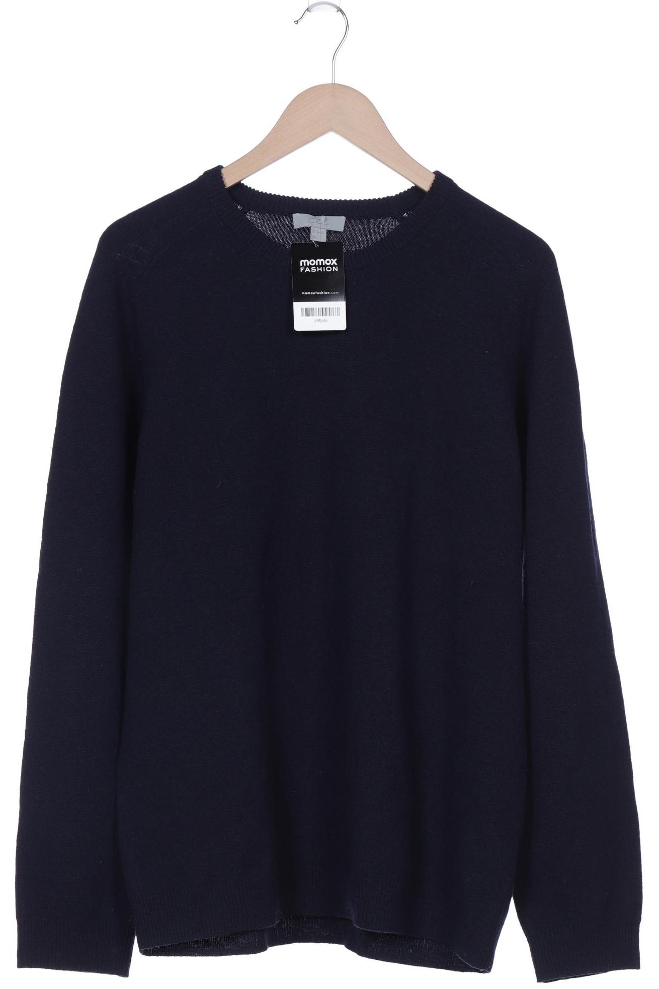 

COS Herren Pullover, marineblau, Gr. 54