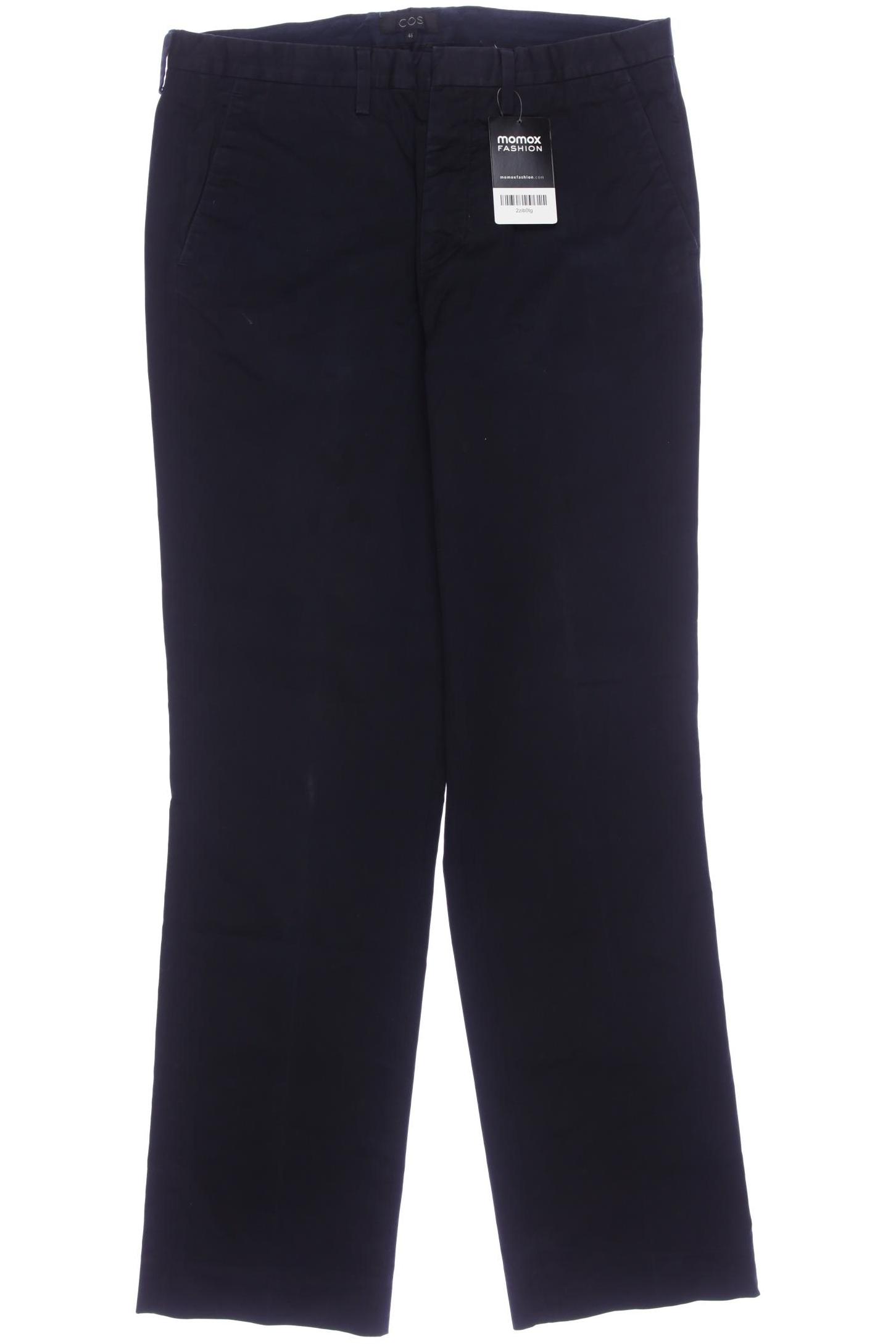 

COS Herren Stoffhose, marineblau, Gr. 46