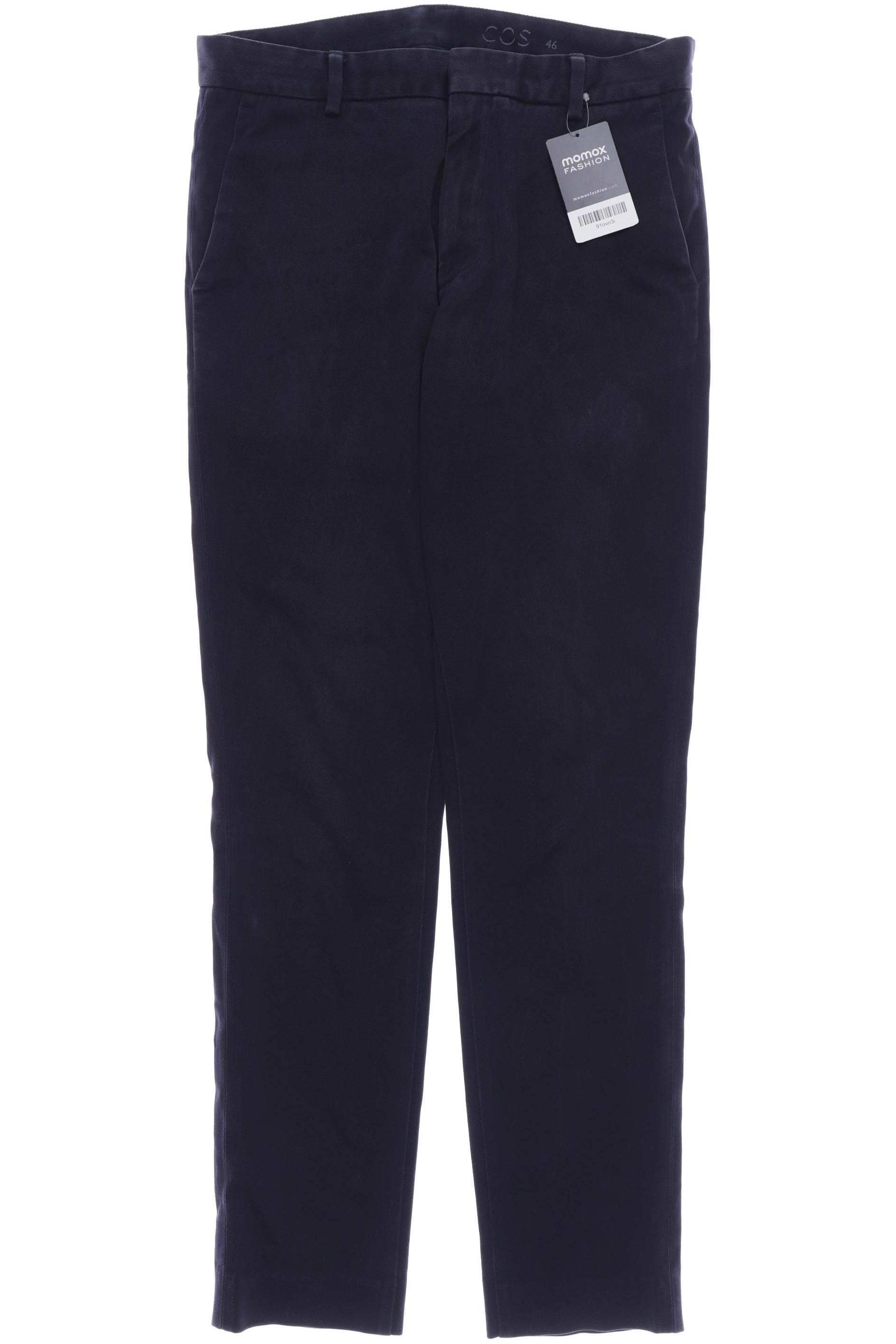 

COS Herren Stoffhose, marineblau, Gr. 46