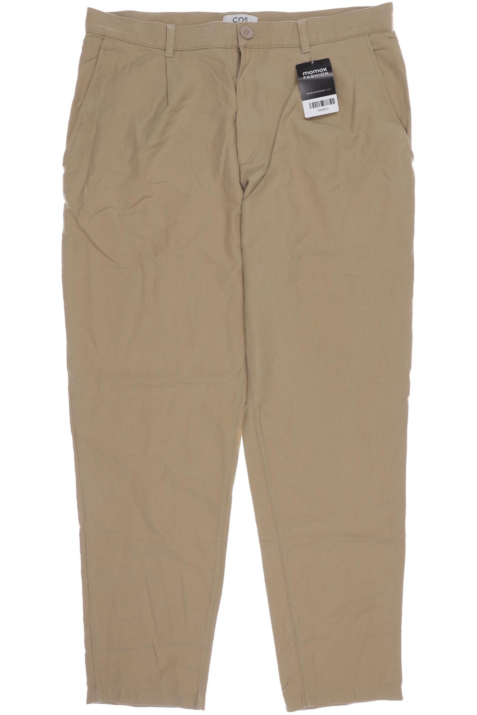 

COS Herren Stoffhose, beige, Gr. 52