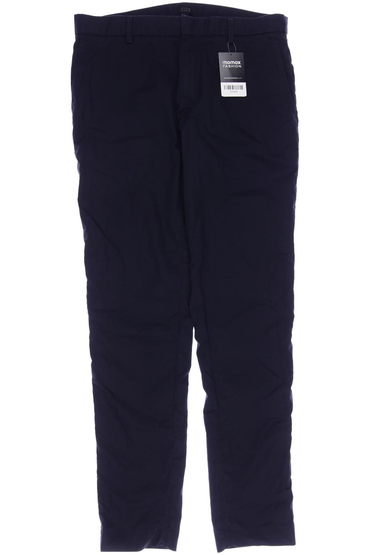 

COS Herren Stoffhose, marineblau