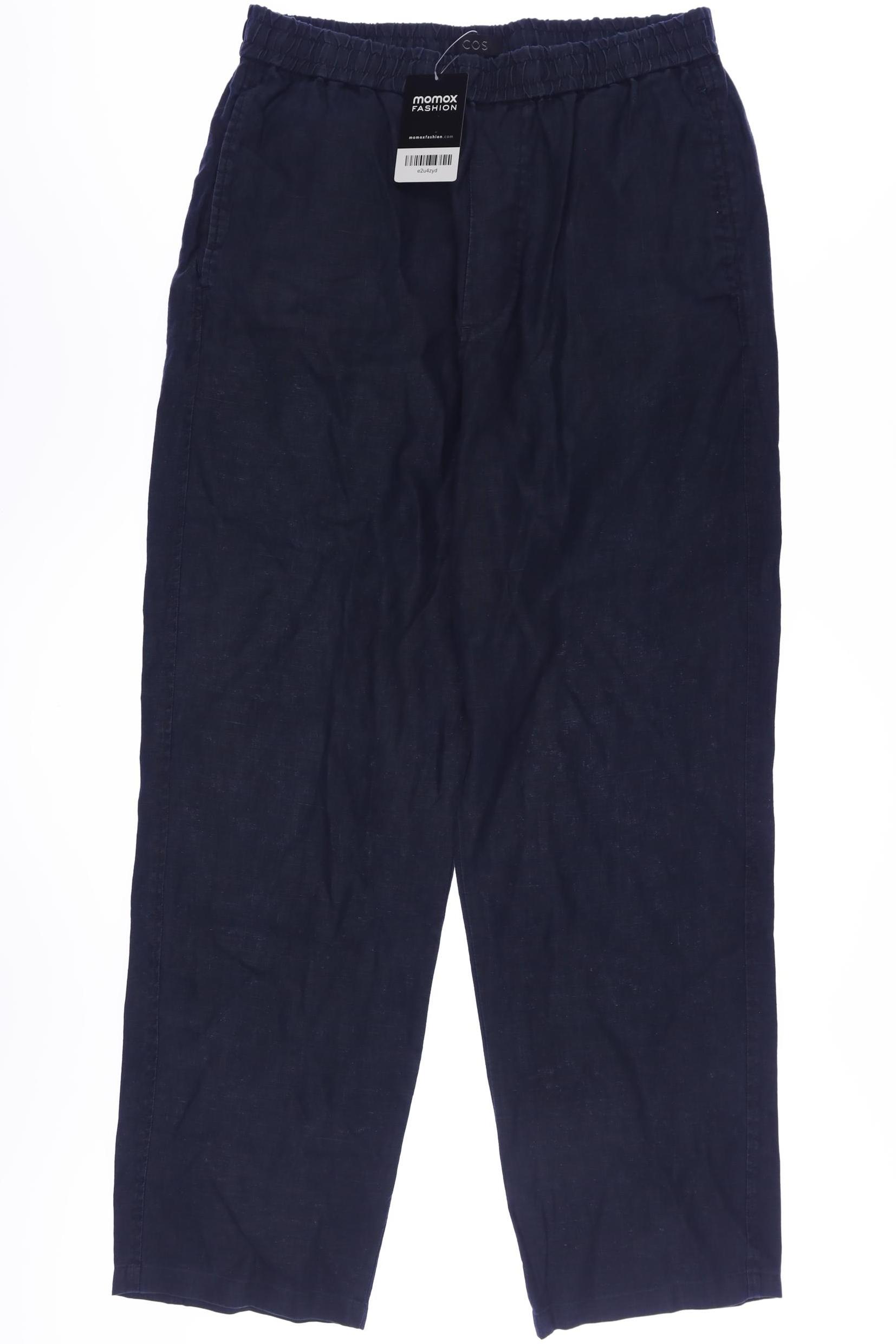

COS Herren Stoffhose, marineblau, Gr. 0