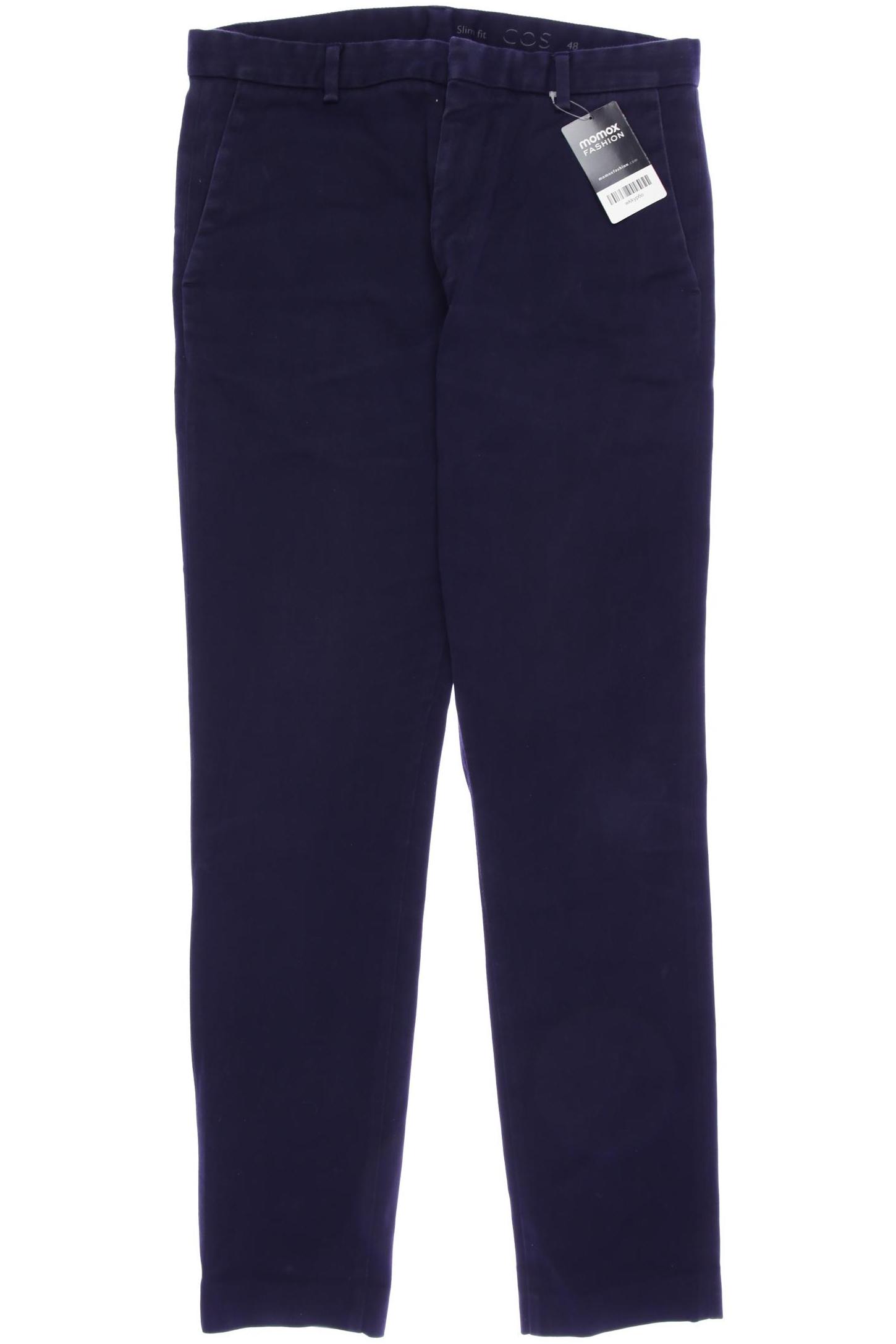 

COS Herren Stoffhose, marineblau, Gr. 48
