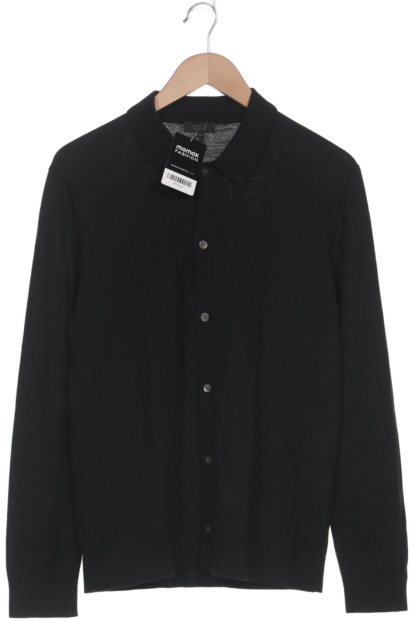 

COS Herren Strickjacke, schwarz, Gr. 46
