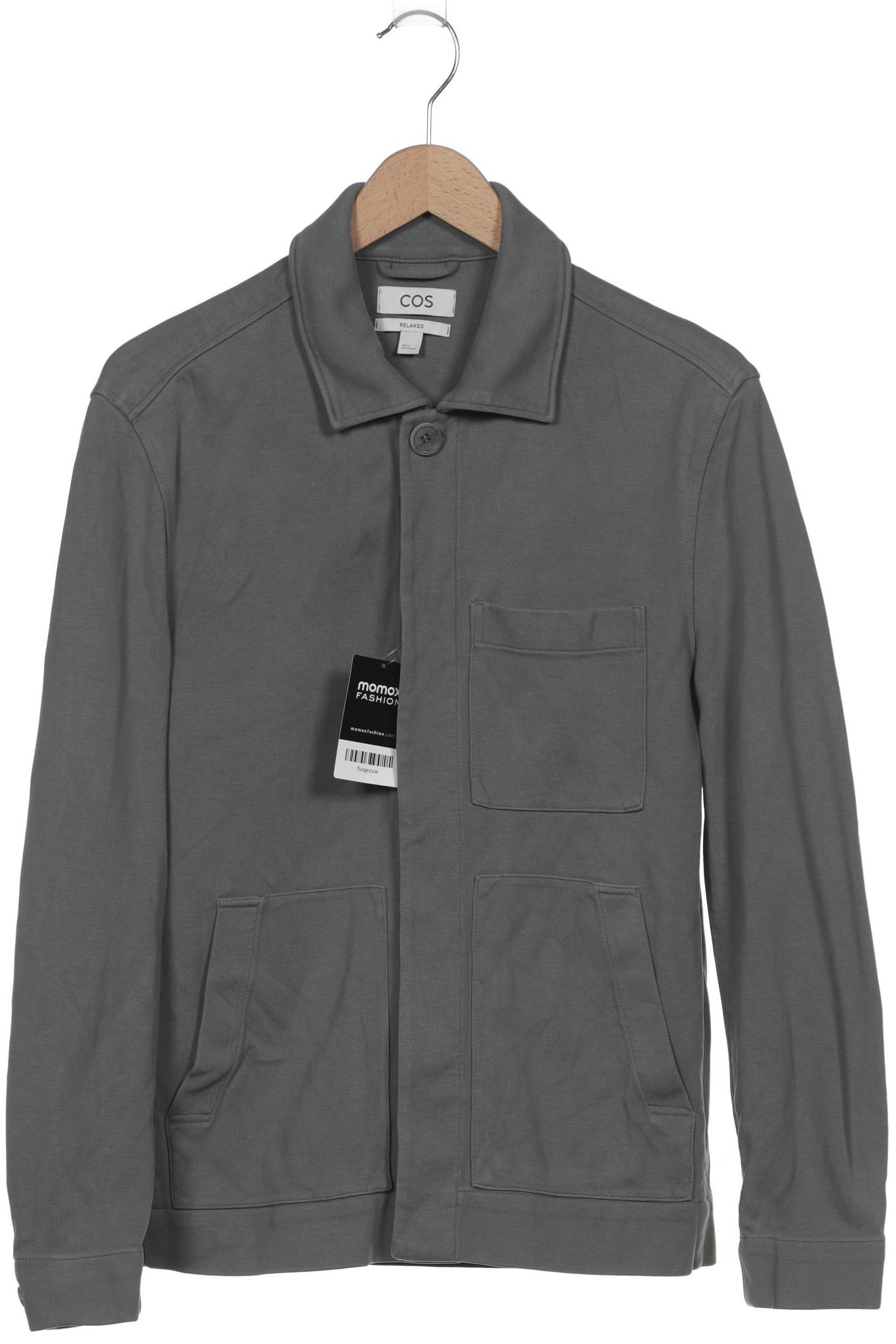 

COS Herren Strickjacke, grün, Gr. 46