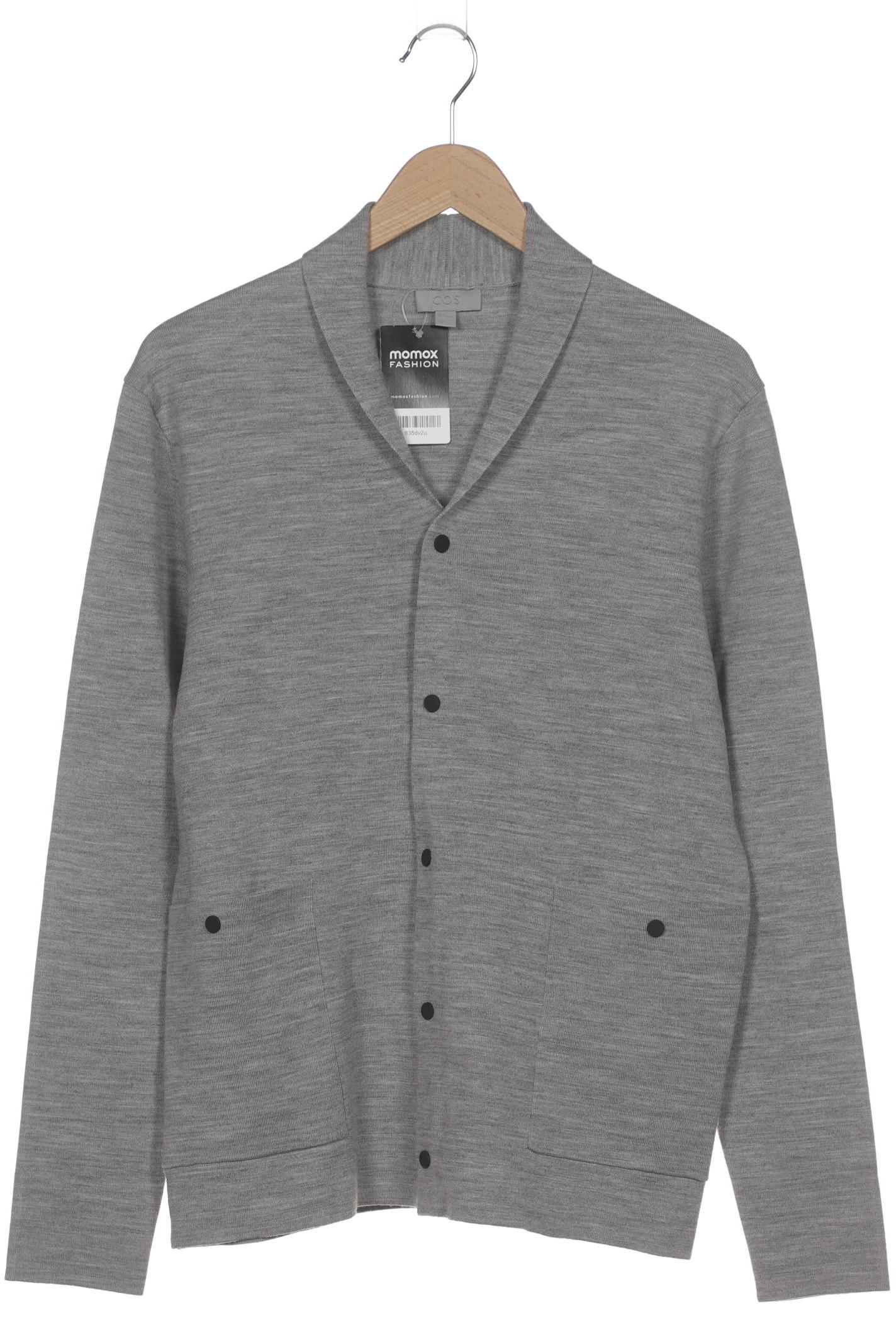 

COS Herren Strickjacke, grau, Gr. 48