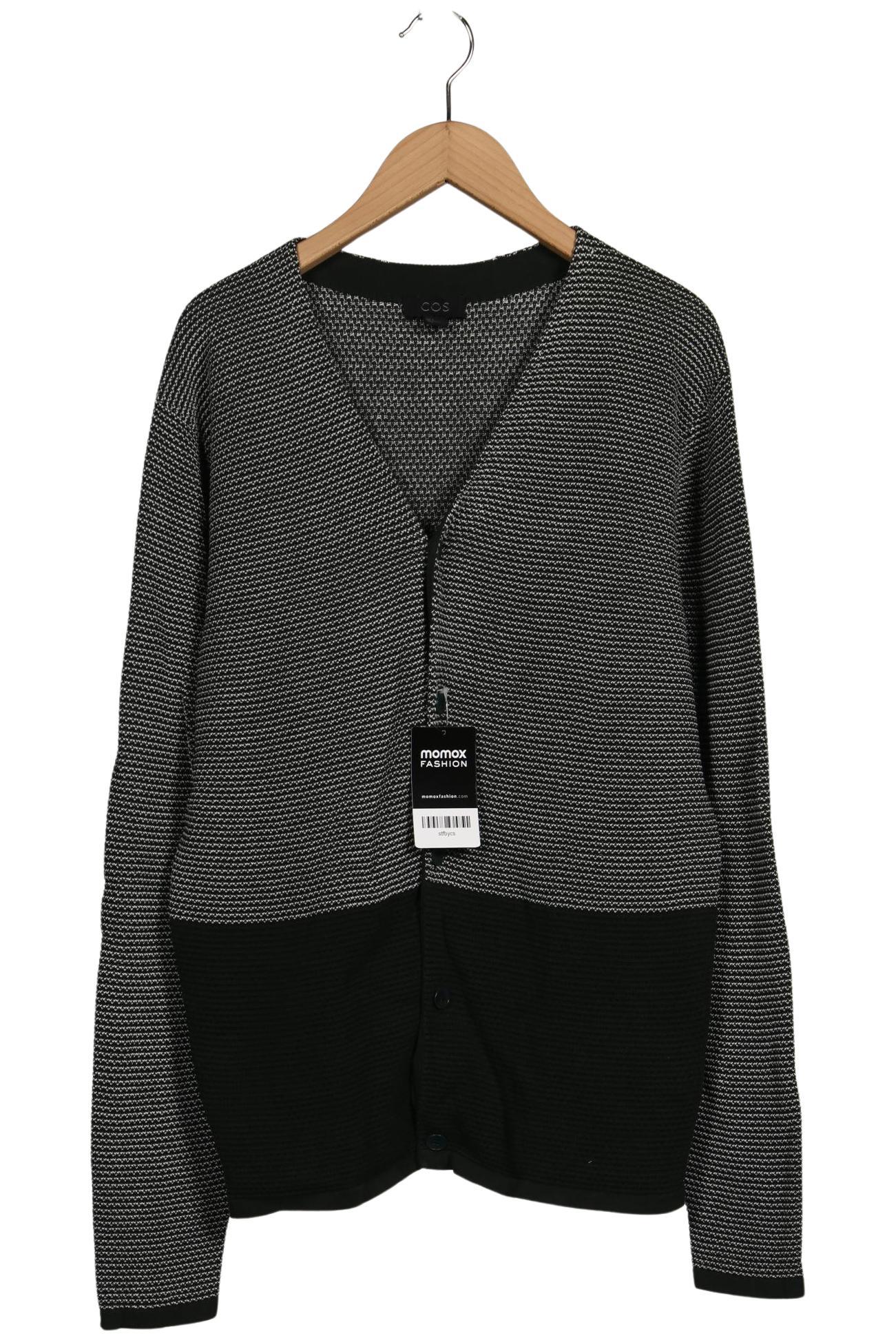 

COS Herren Strickjacke, grün, Gr. 46