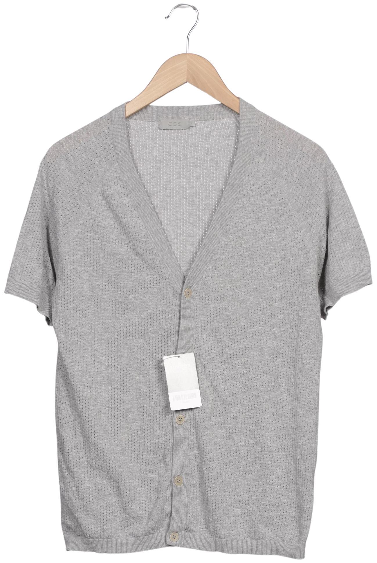 

COS Herren Strickjacke, grau, Gr. 48