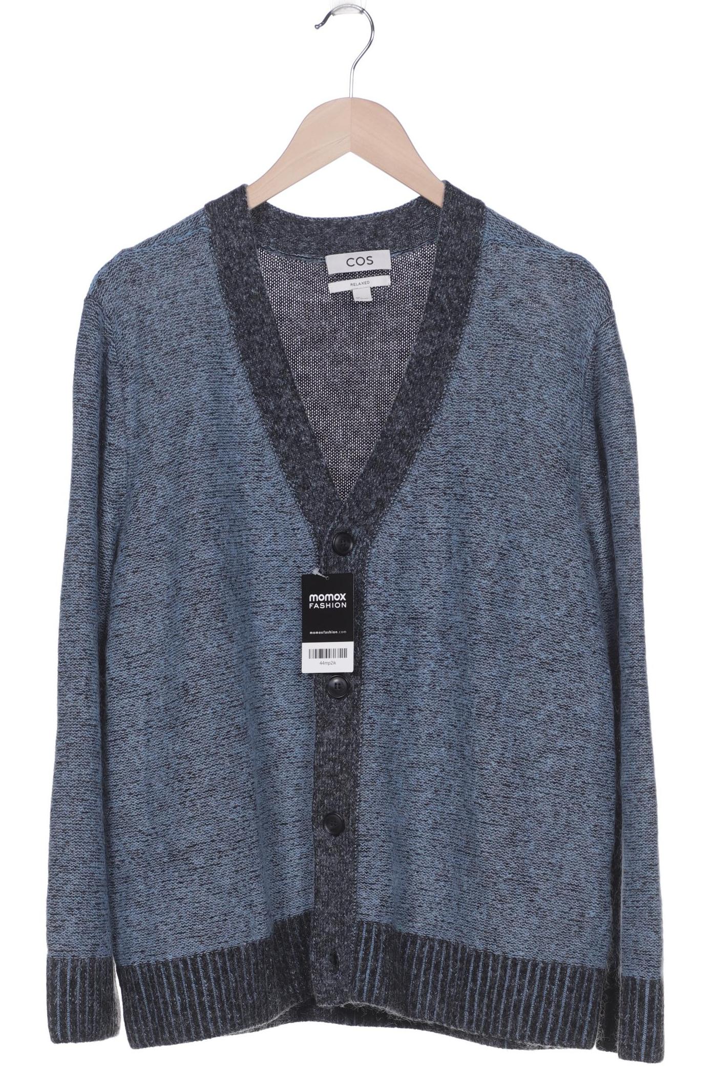 

COS Herren Strickjacke, blau, Gr. 52