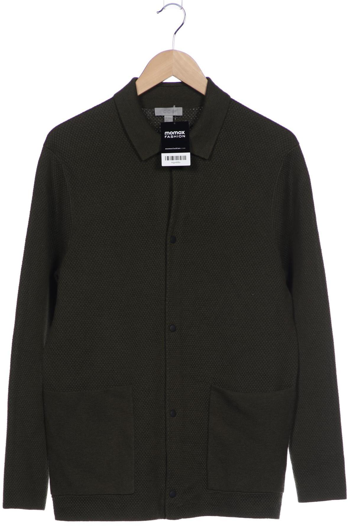 

COS Herren Strickjacke, grün, Gr. 46