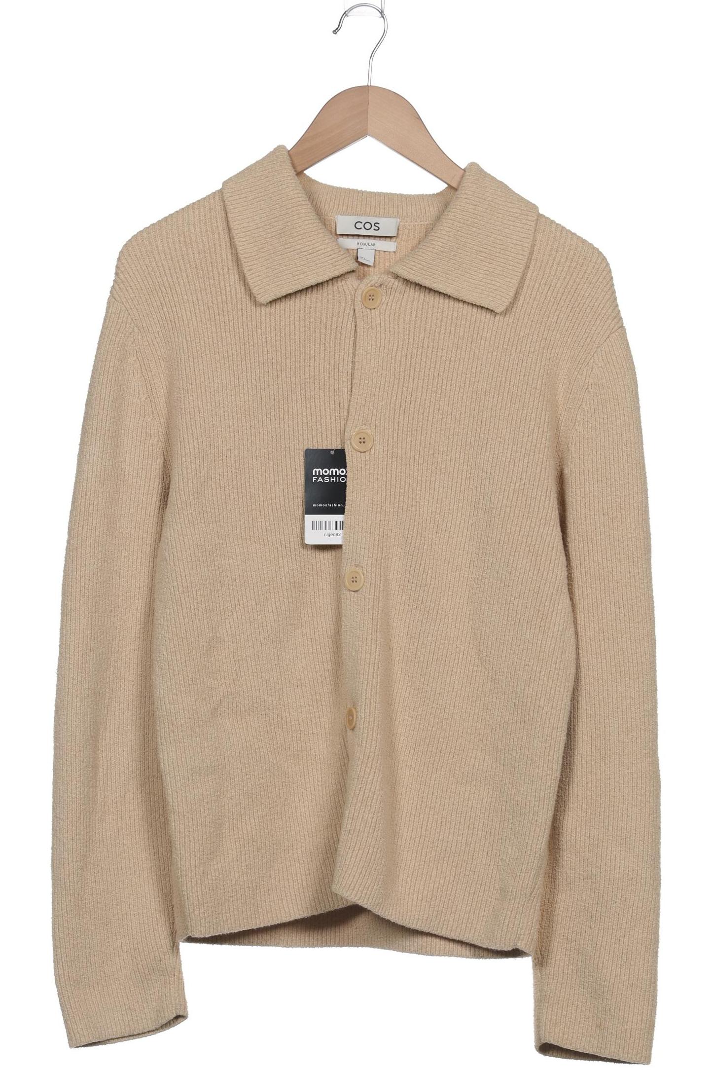 

COS Herren Strickjacke, beige, Gr. 46