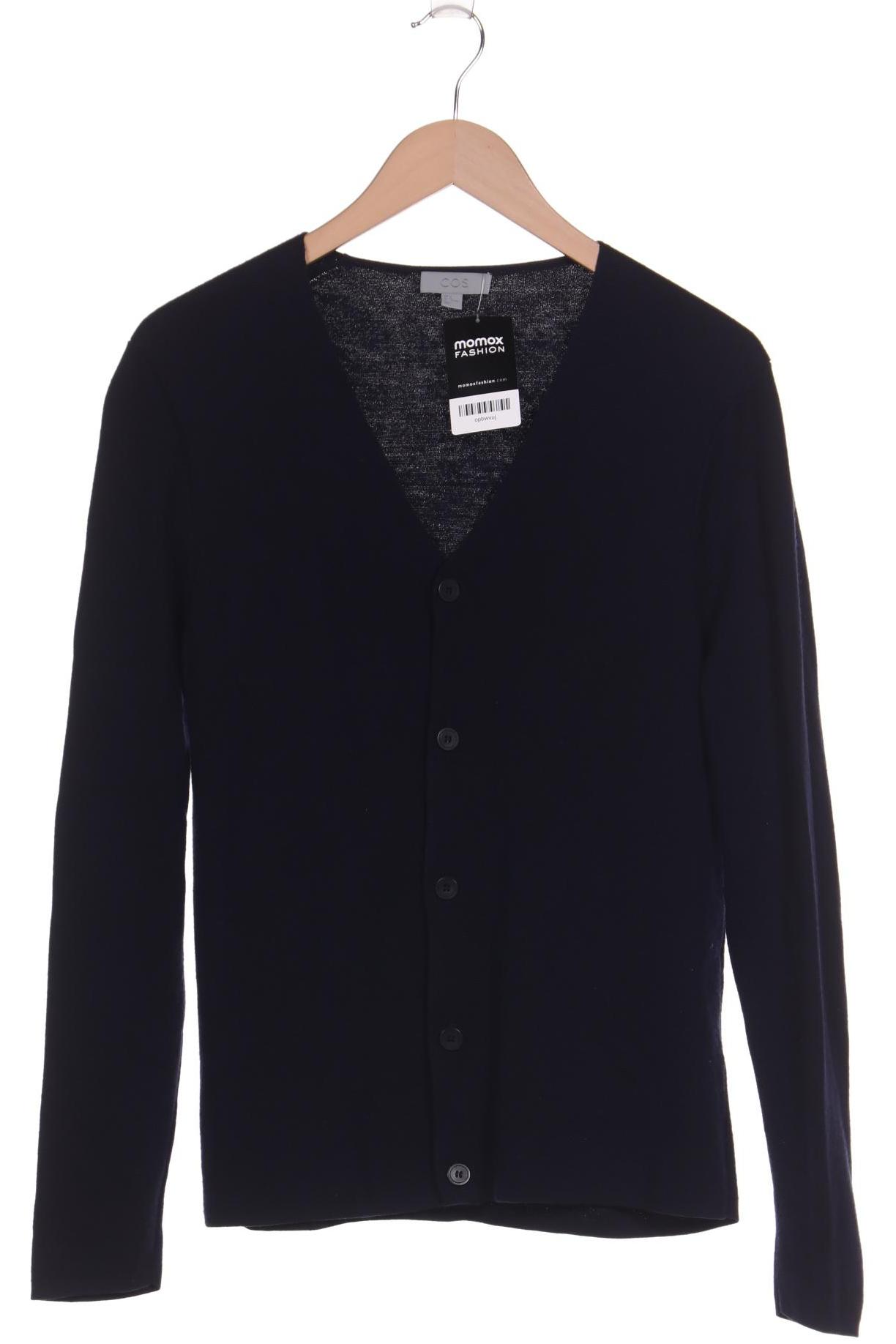 

COS Herren Strickjacke, marineblau, Gr. 48