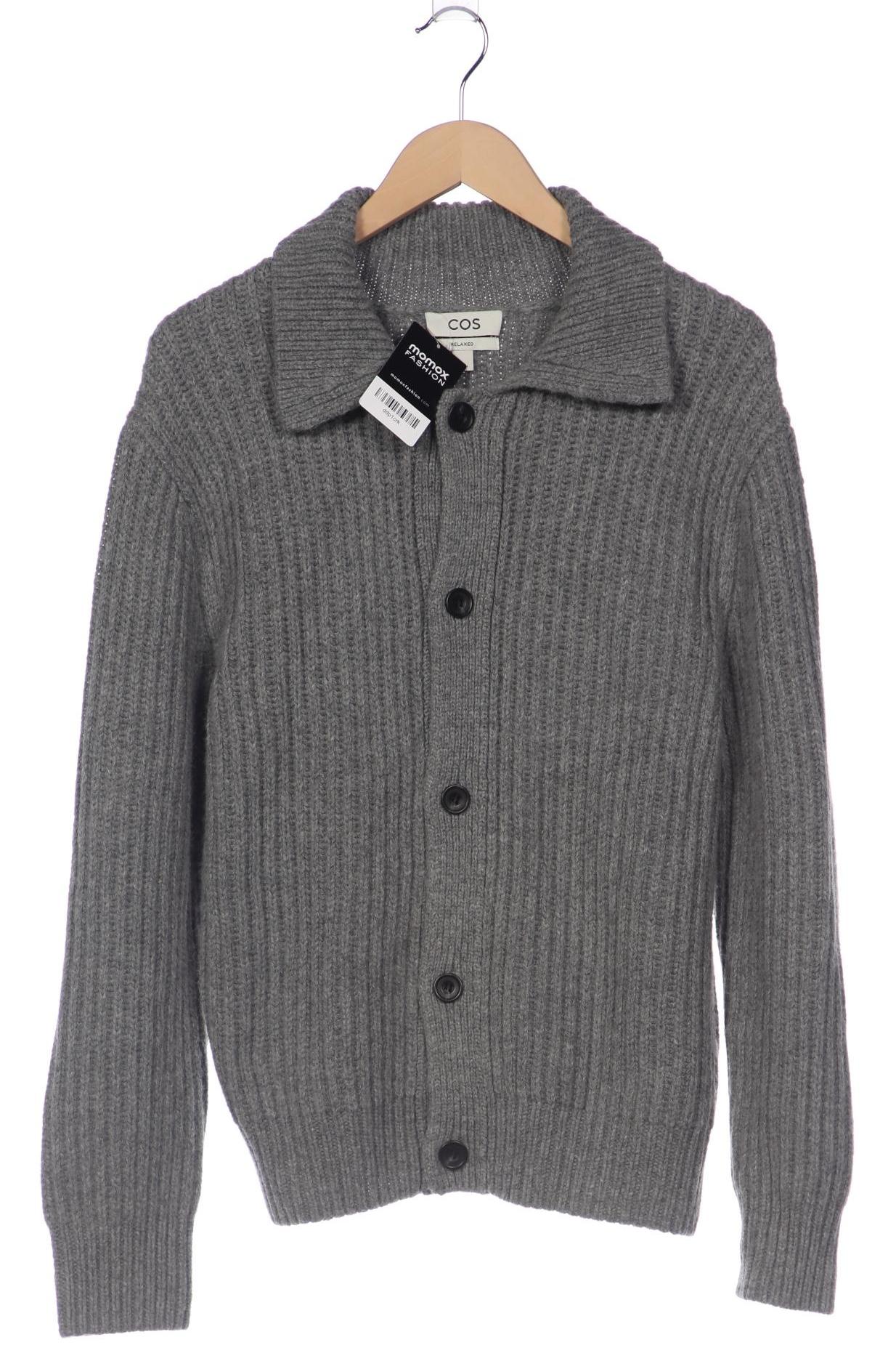 

COS Herren Strickjacke, grau, Gr. 44
