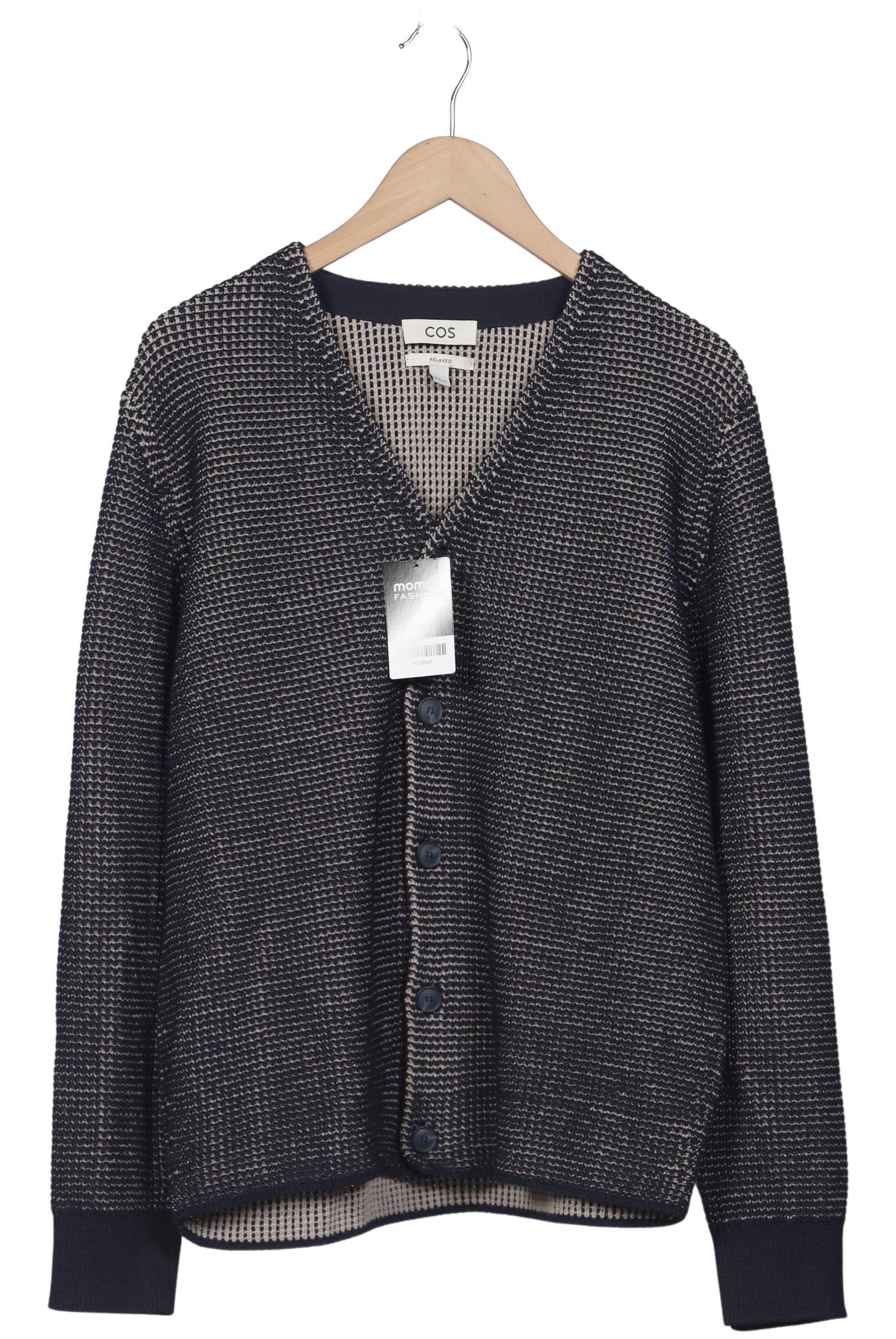 

COS Herren Strickjacke, marineblau, Gr. 48