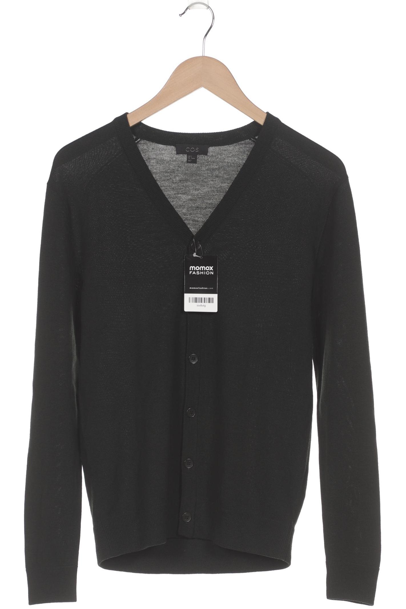 

COS Herren Strickjacke, schwarz, Gr. 46