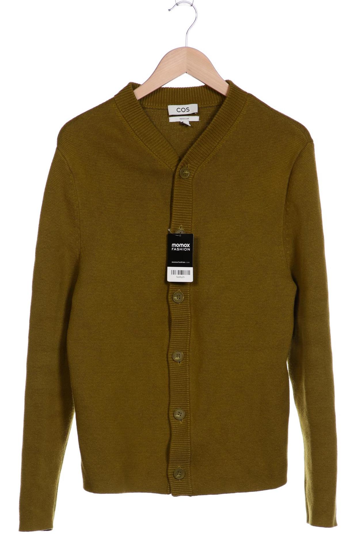 

COS Herren Strickjacke, grün, Gr. 46