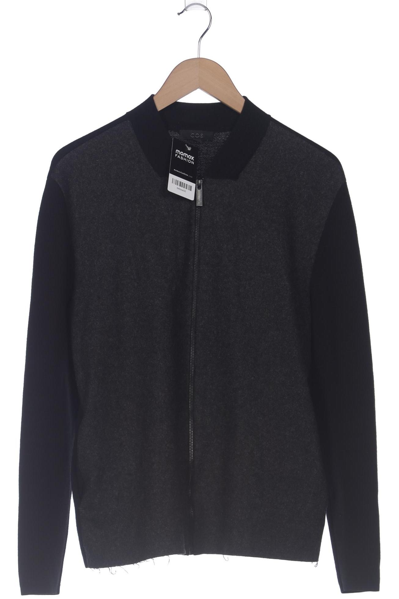 

COS Herren Strickjacke, schwarz, Gr. 48