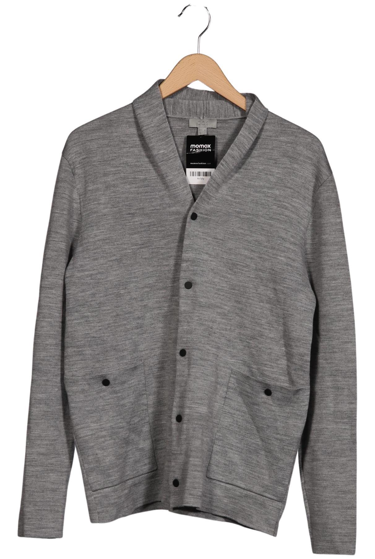 

COS Herren Strickjacke, grau, Gr. 48