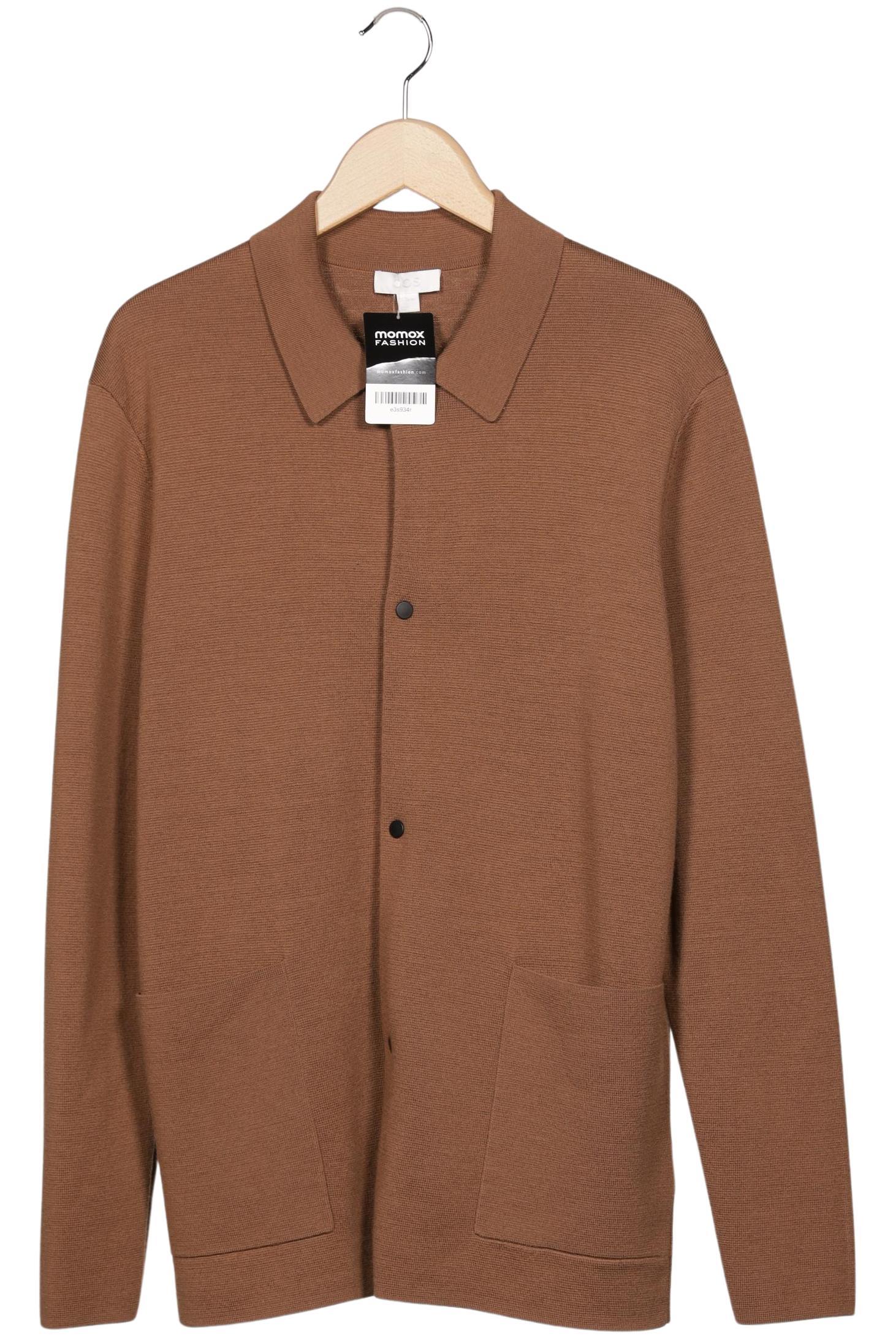 

COS Herren Strickjacke, braun, Gr. 48