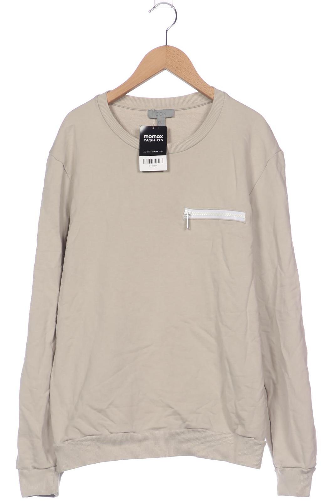 

COS Herren Sweatshirt, beige, Gr. 48