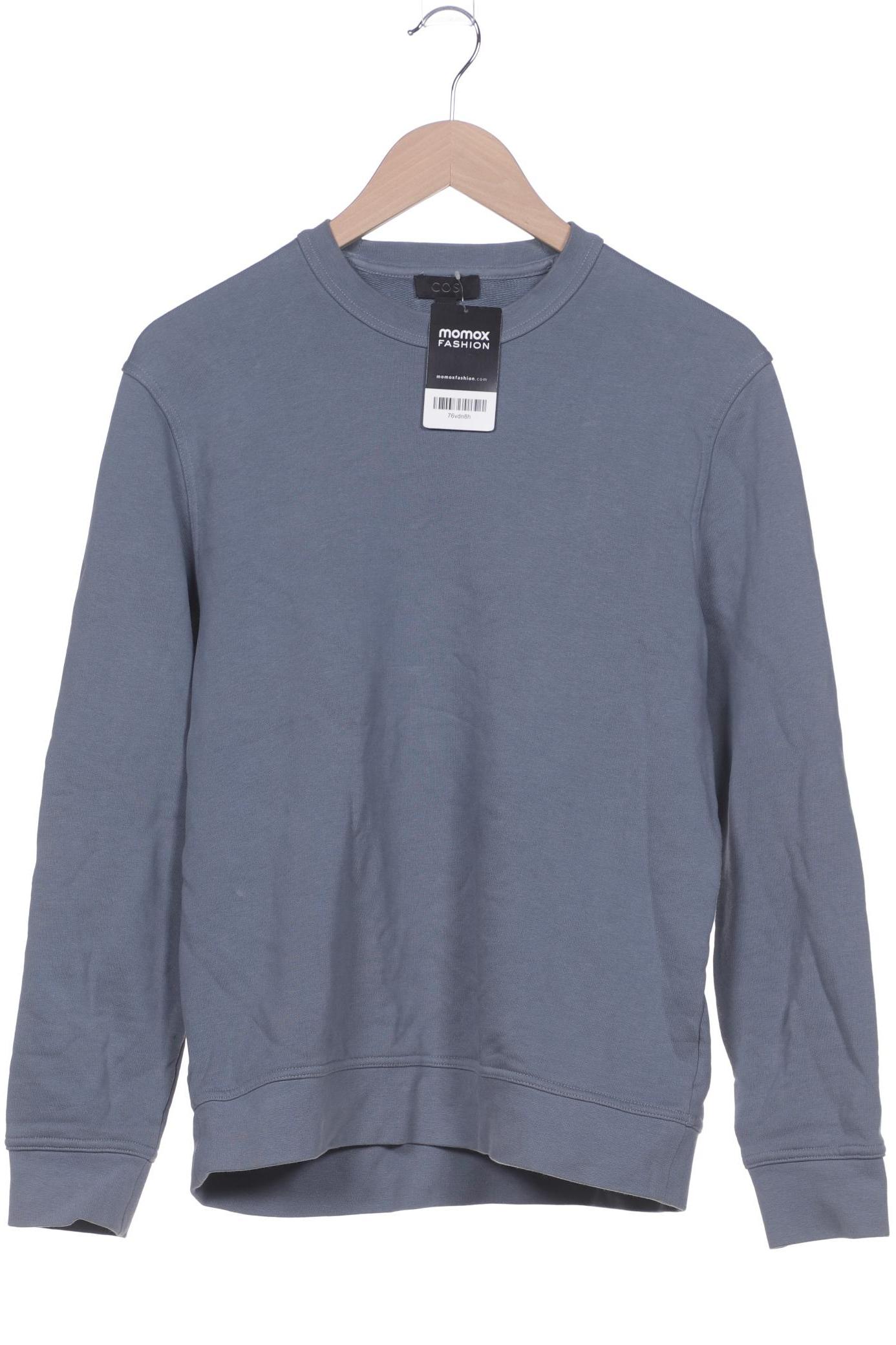 

COS Herren Sweatshirt, blau, Gr. 46