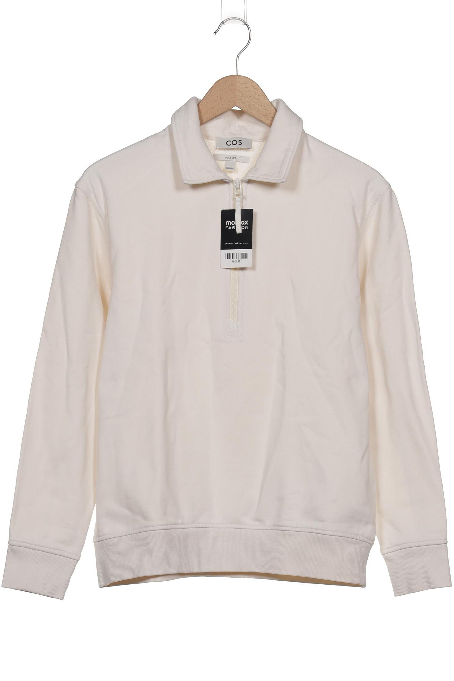 

COS Herren Sweatshirt, weiß, Gr. 44