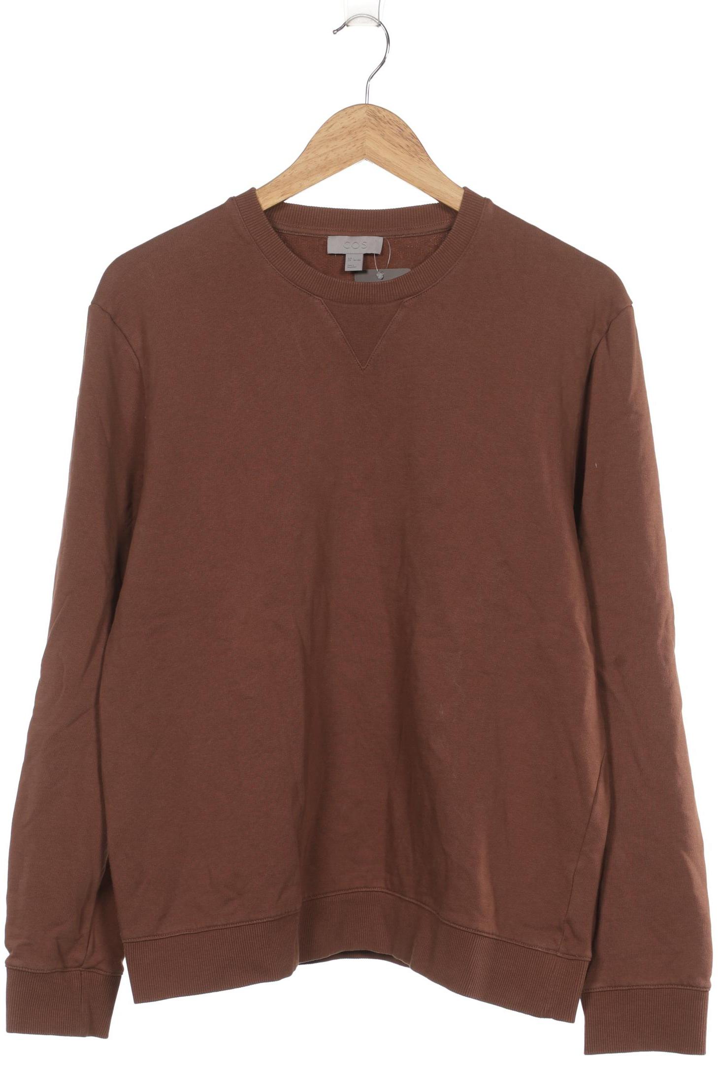 

COS Herren Sweatshirt, braun, Gr. 52