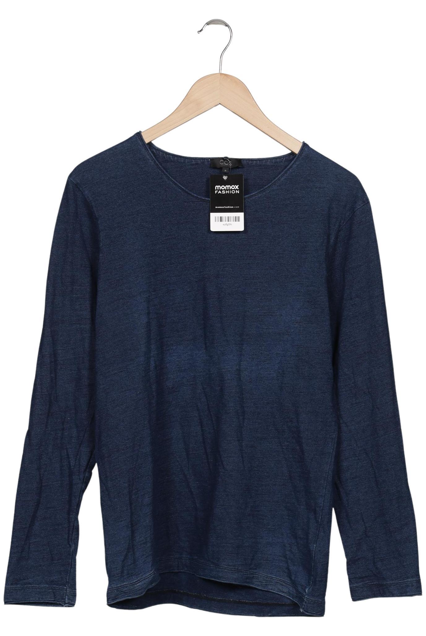 

COS Herren Sweatshirt, marineblau, Gr. 48