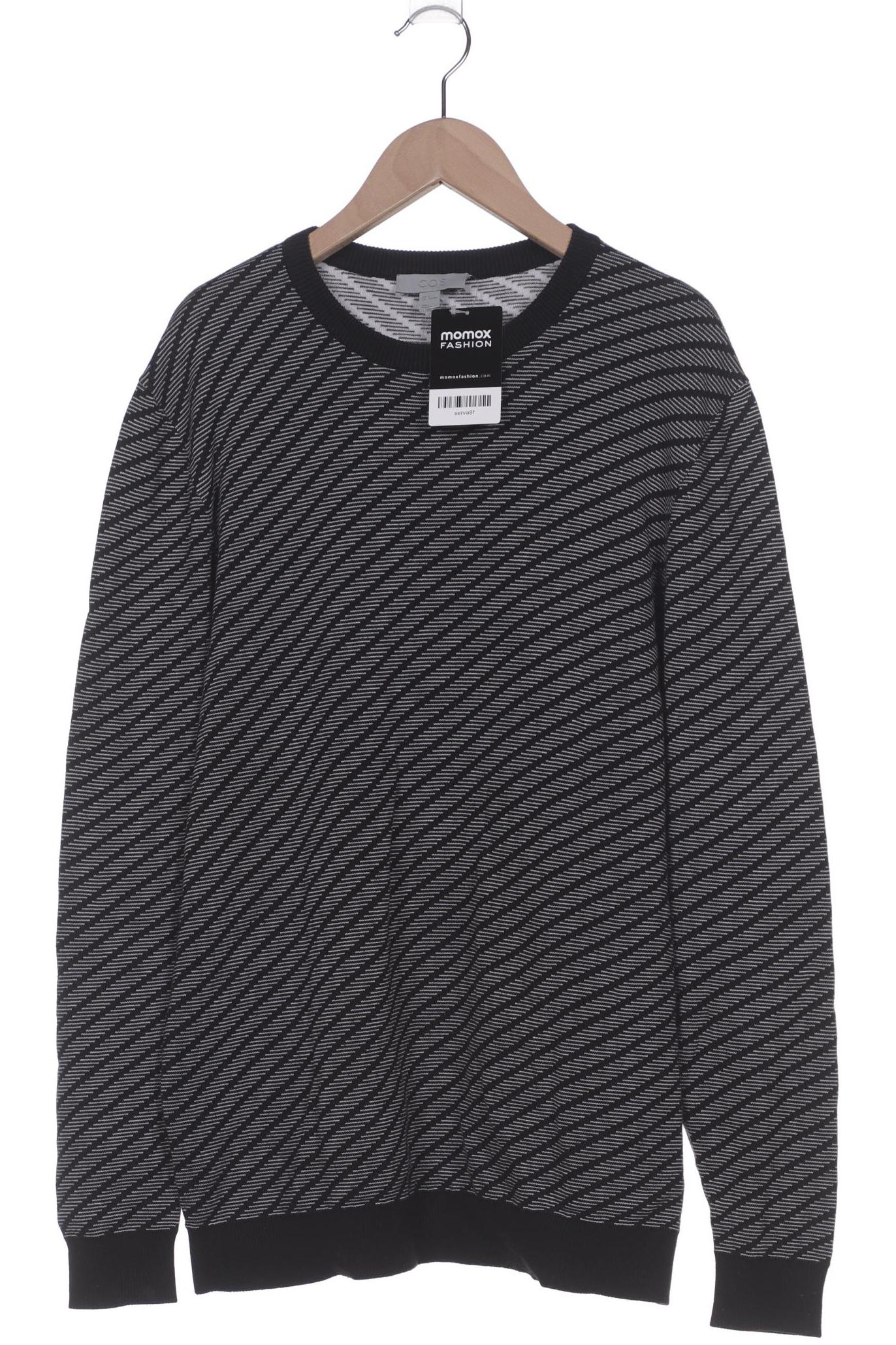 

COS Herren Sweatshirt, schwarz, Gr. 48