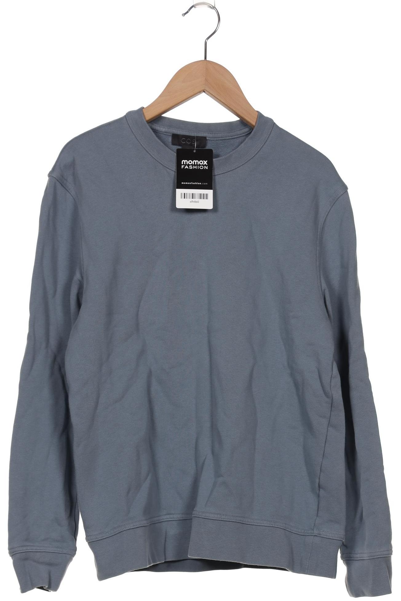 

COS Herren Sweatshirt, blau, Gr. 46