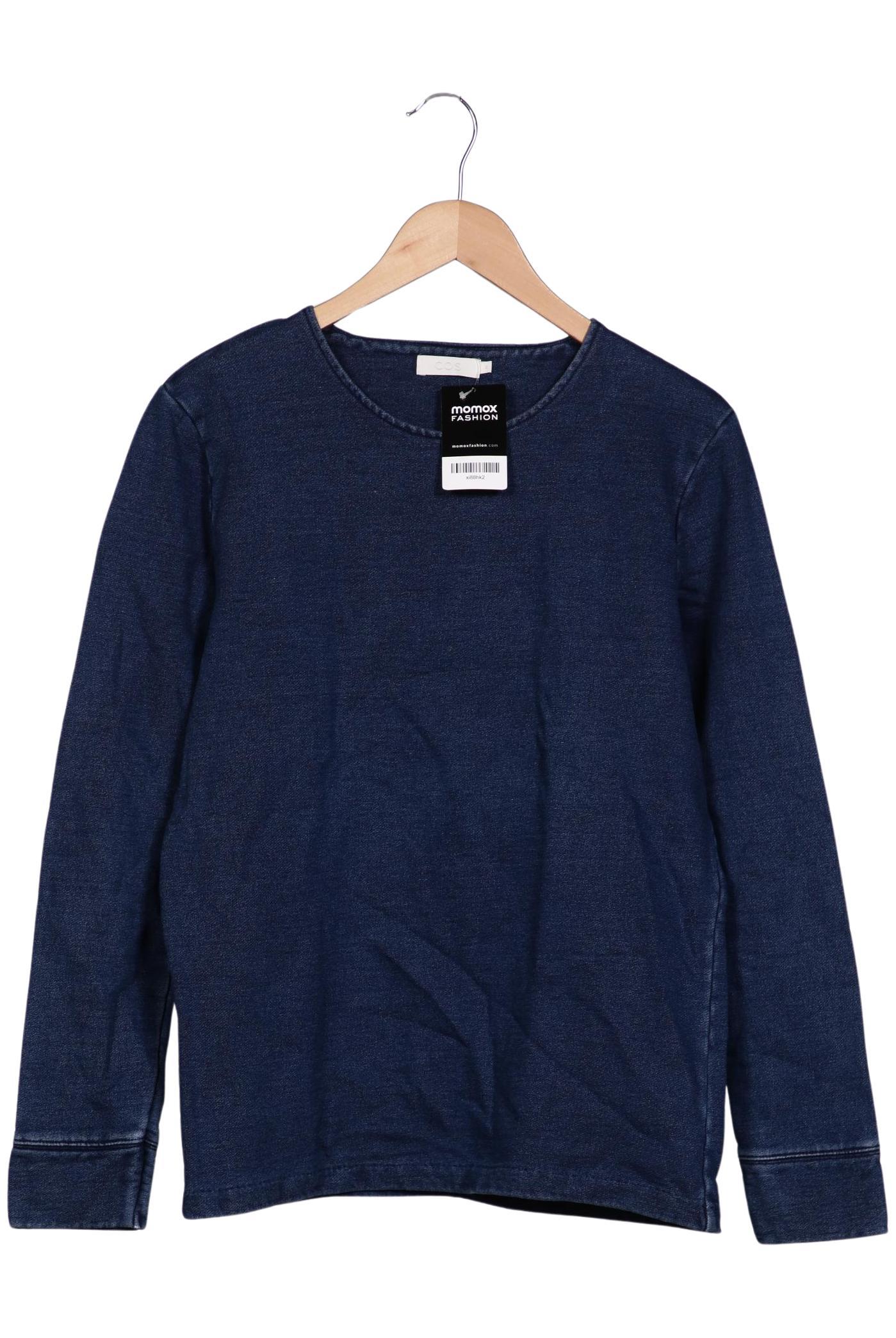 

COS Herren Sweatshirt, marineblau, Gr. 48