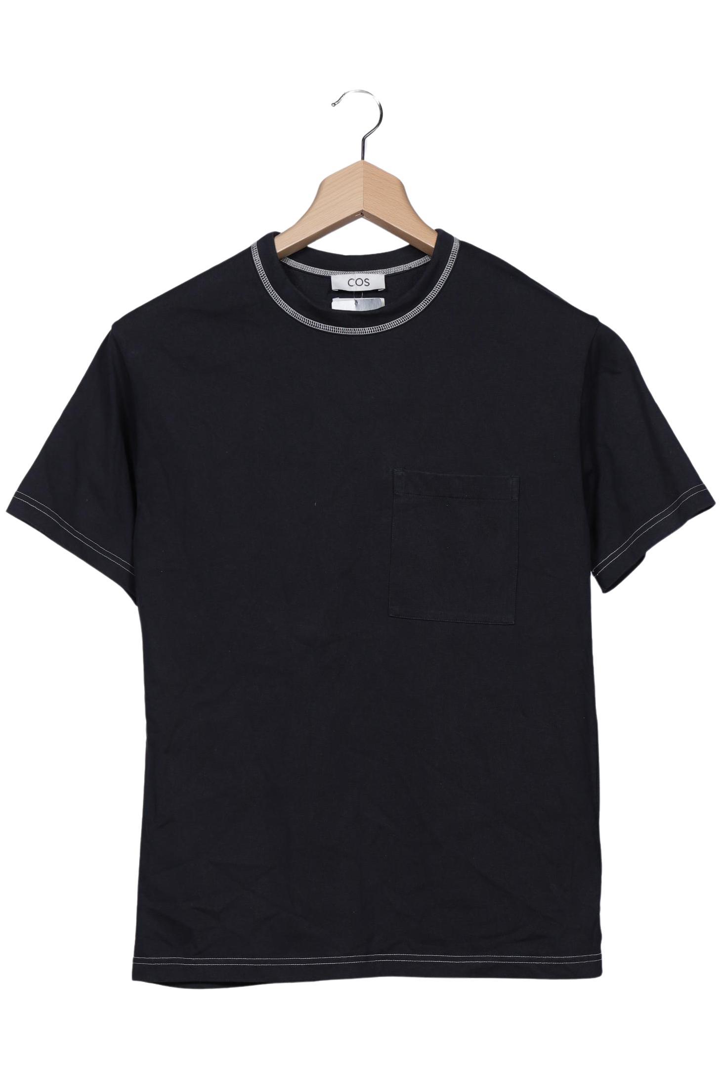 

COS Herren T-Shirt, schwarz, Gr. 46